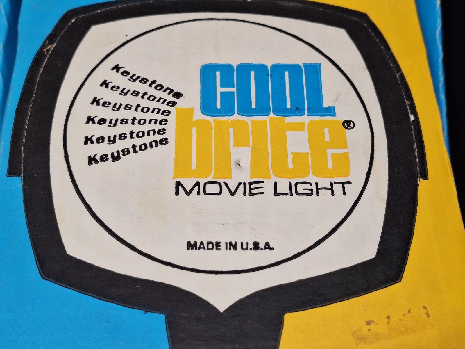 Vtg KEYSTONE COOL BRITE MOVIE LIGHT USA for all SUPER 8 MOVIE CAMERAS