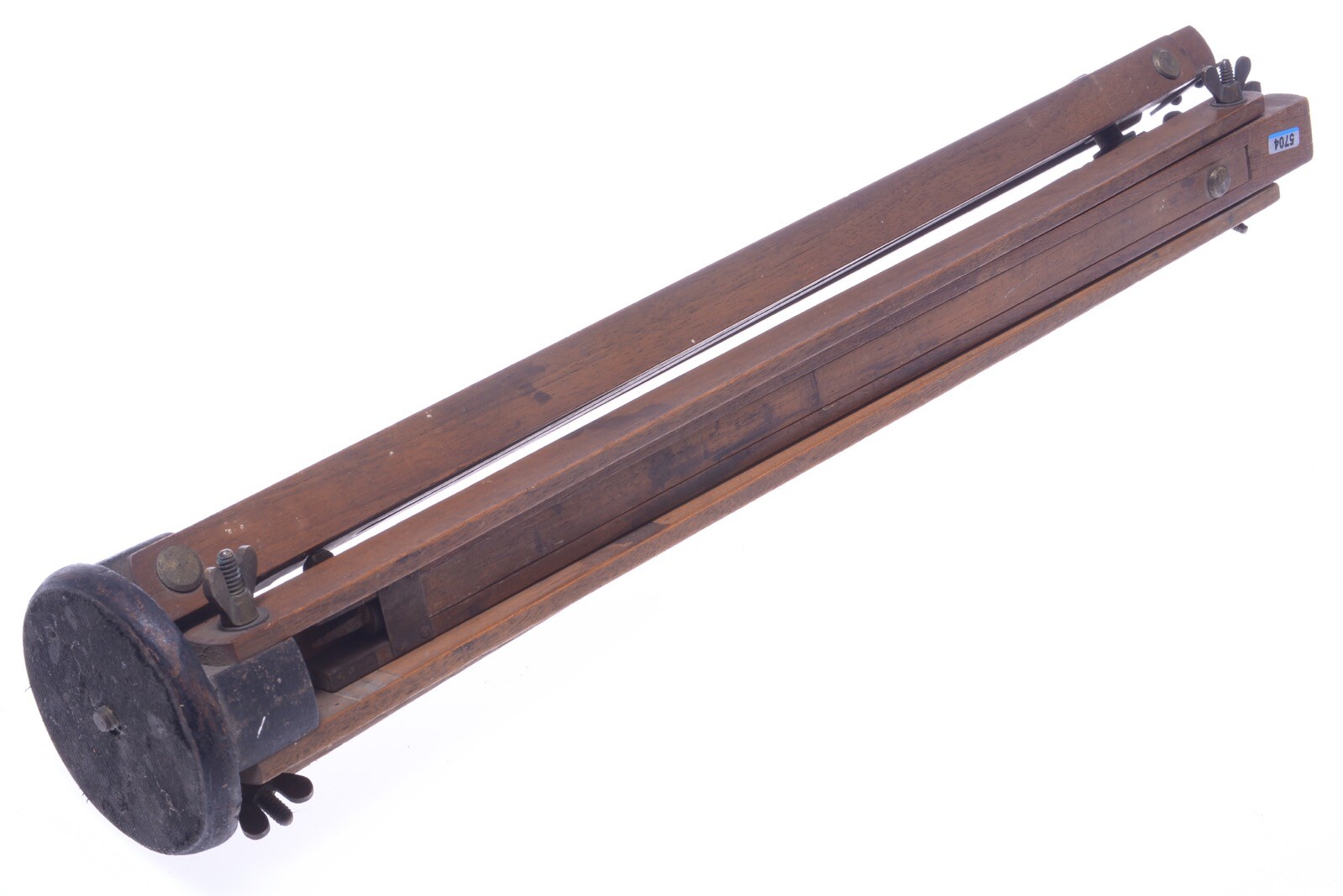 ✅ ANTIQUE WOOD TRIPOD 125CM, 49.21″ GLASS PLATE 9x12cm LARGE FORMAT FIELD CAMERA