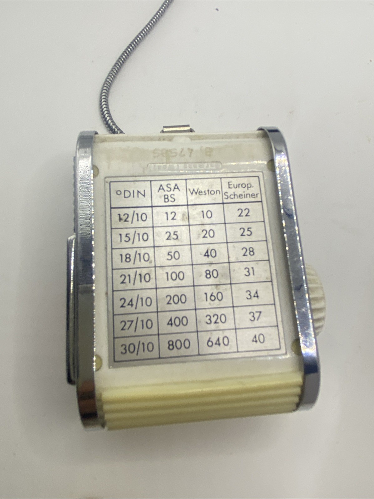 SIXON GOSSEN Light Manual Exposure meter Vintage UNTESTED W Case + Manual Parts