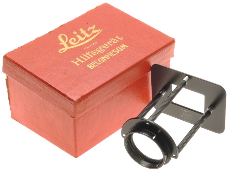 LEICA LEITZ HILFSGERAT BELUNHESUM SUMMITAR BLACK VINTAGE CAMERA COPY STAND RARE