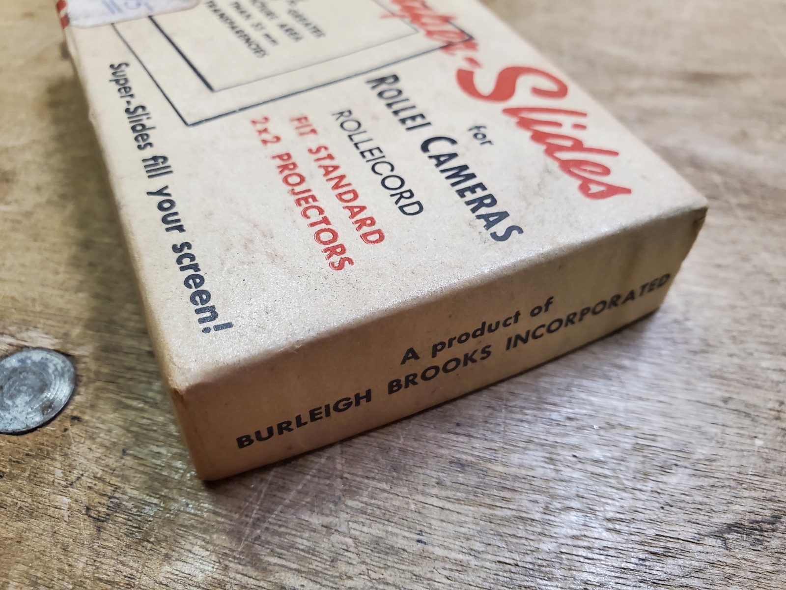 Vintage Super-Slides For Rollei Rolleiflex Cameras, Fits 2×2 Projectors, NOS