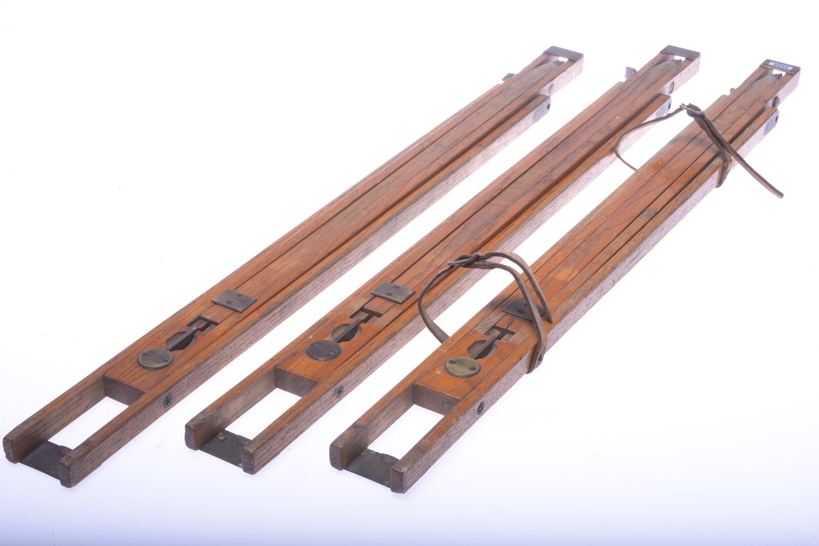 ✅ ANTIQUE WOOD TRIPOD 147CM, 57.87″ THORNTON? ROSS? LANCASTER? FIELD CAMERAS