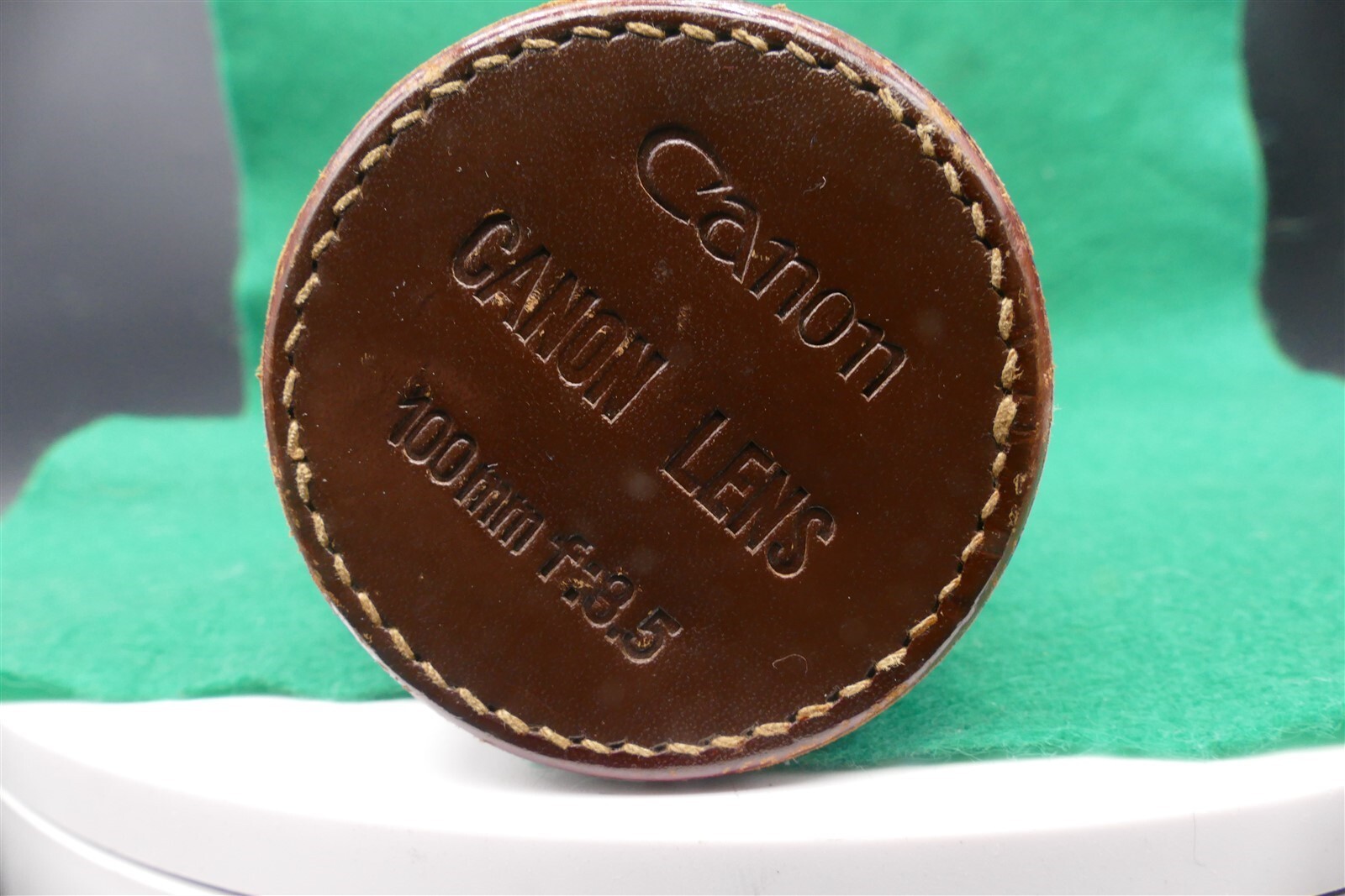 Hard Leather Case for Canon 100mm f3.5 LTM Lens