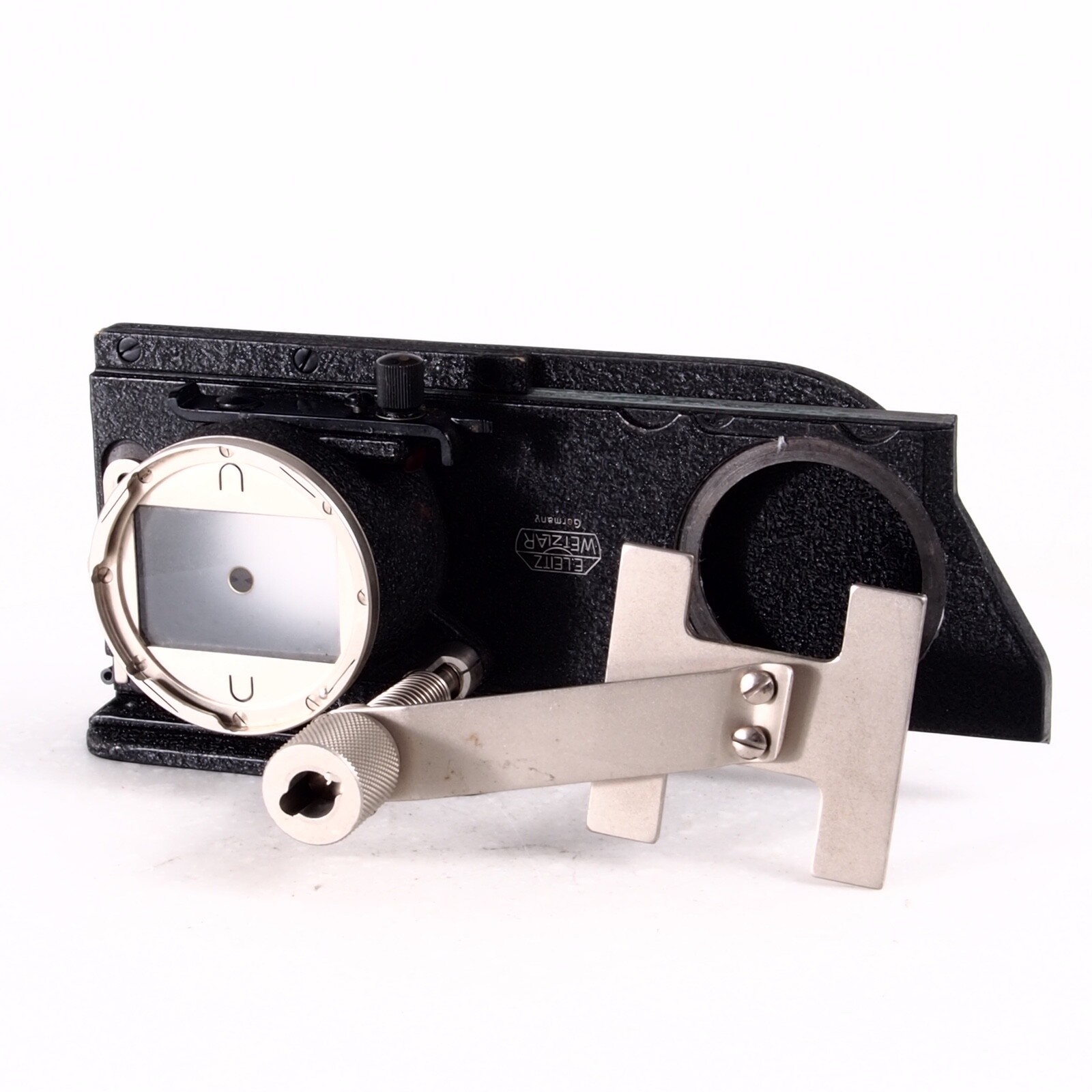 ^ Leica Nickel Focoslide Copy Stand Attachment – [EX]