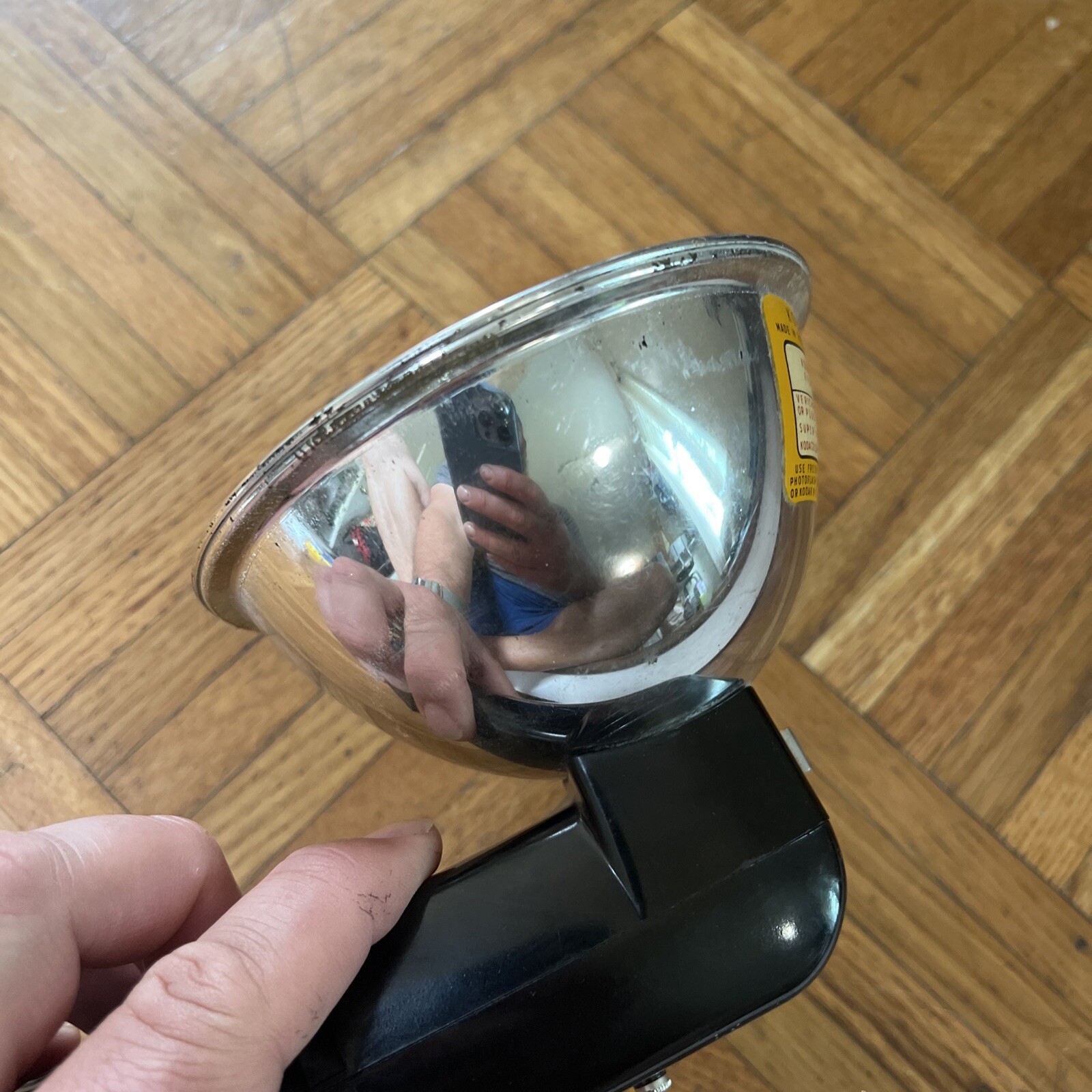 Kodak Kodalite B-C Flasholder: lumaclad reflector for vintage film camera (B)