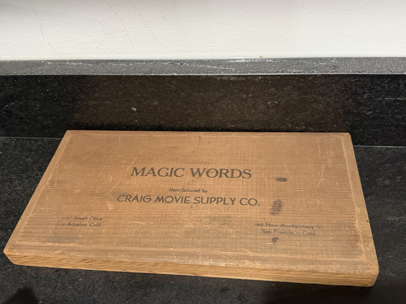 Magic Words Vintage Movie Title Set by Craig Movie Supply Co