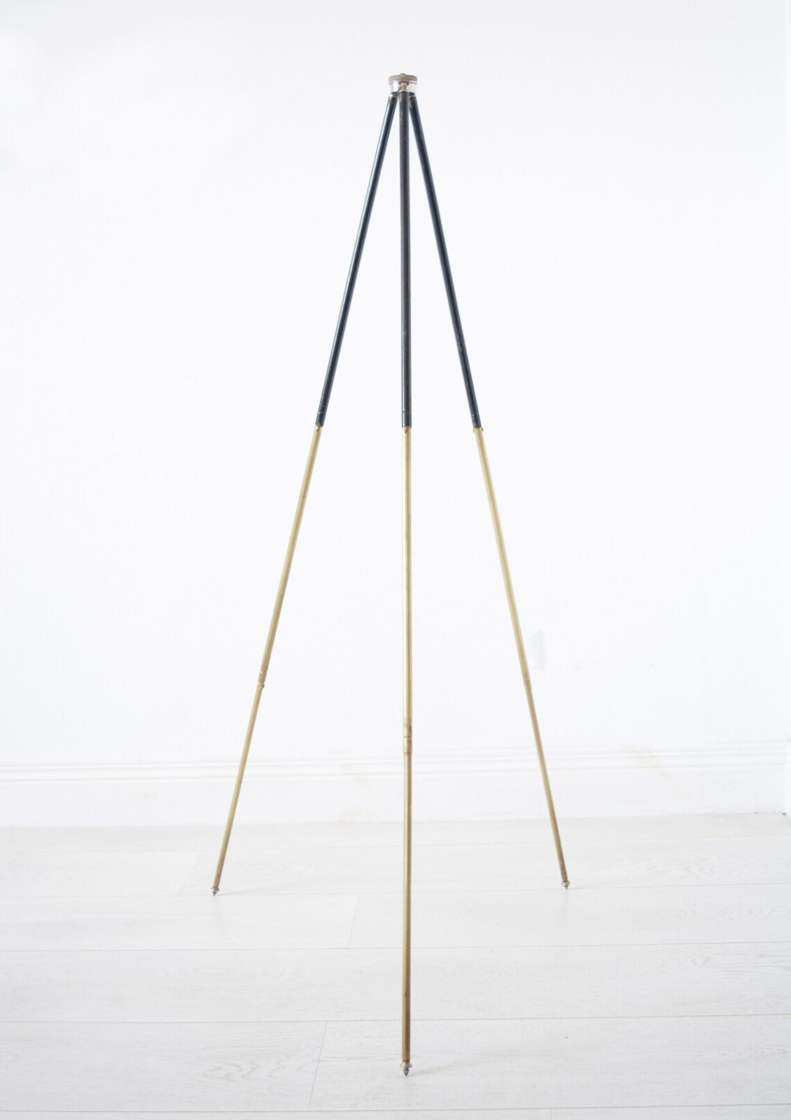 vintage camera tripod Copper tripod by Rokuoh Sha industrial tripod retro tripod