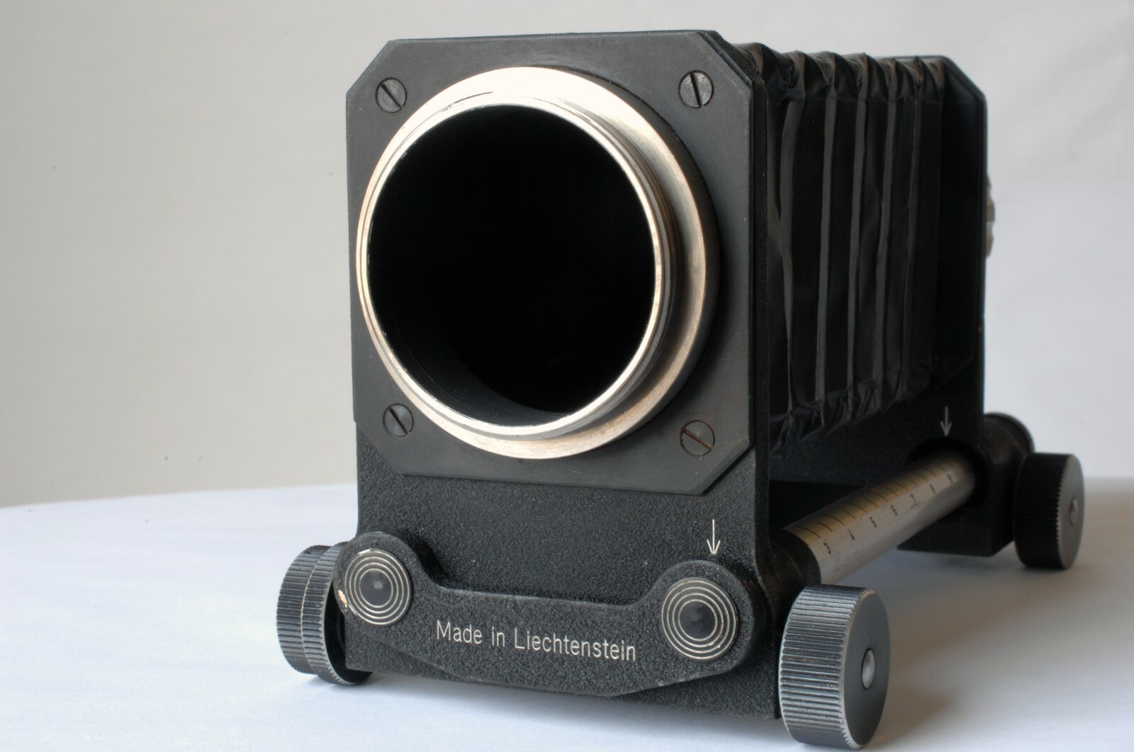 KIEPITT CAMERA FOCUSING Bellows Rail w/ Cassar 4.5/105 Lens LIECHTENSTEIN German