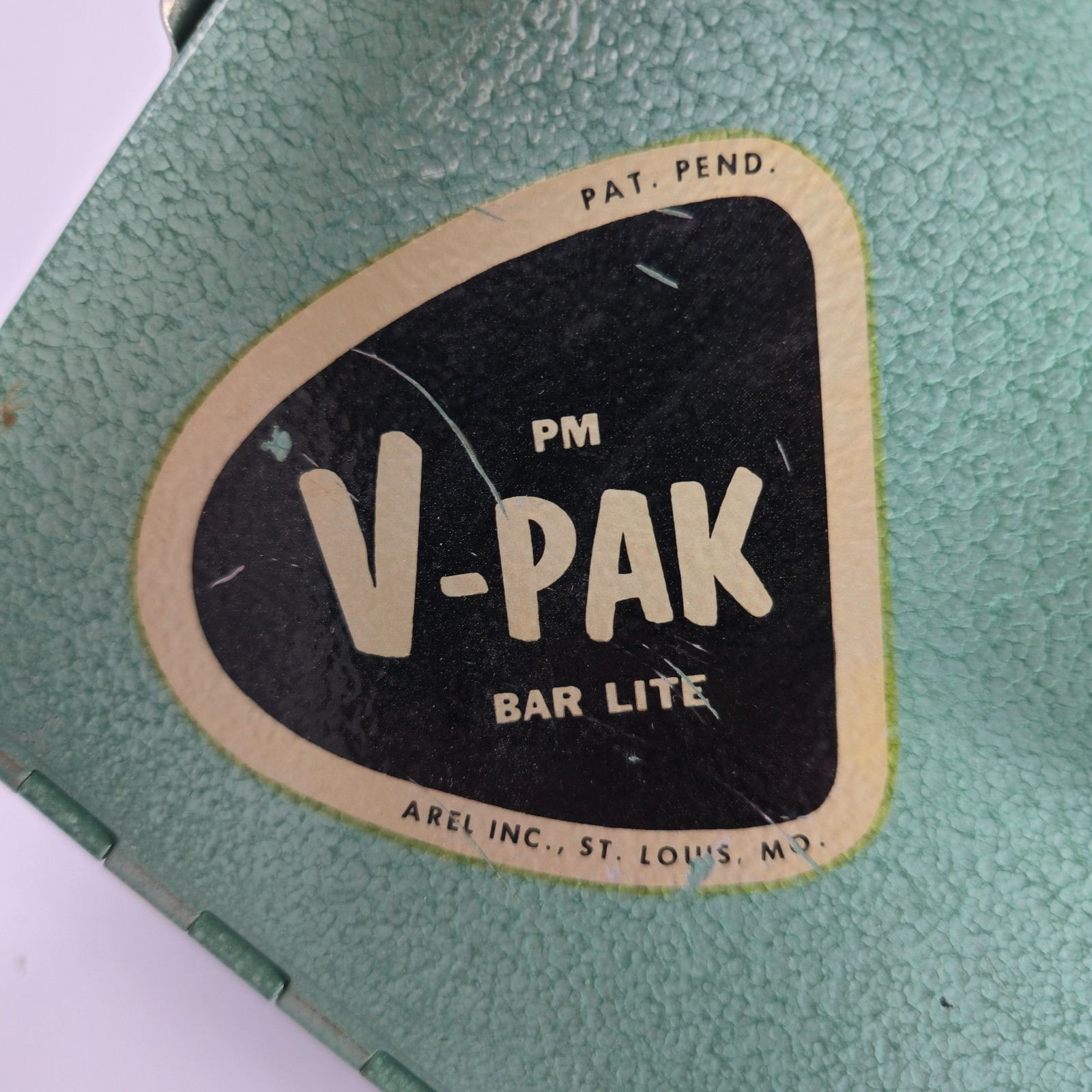 VINTAGE V-PAK BAR LITE Camera 2-Bulb Bar Light with metal Case