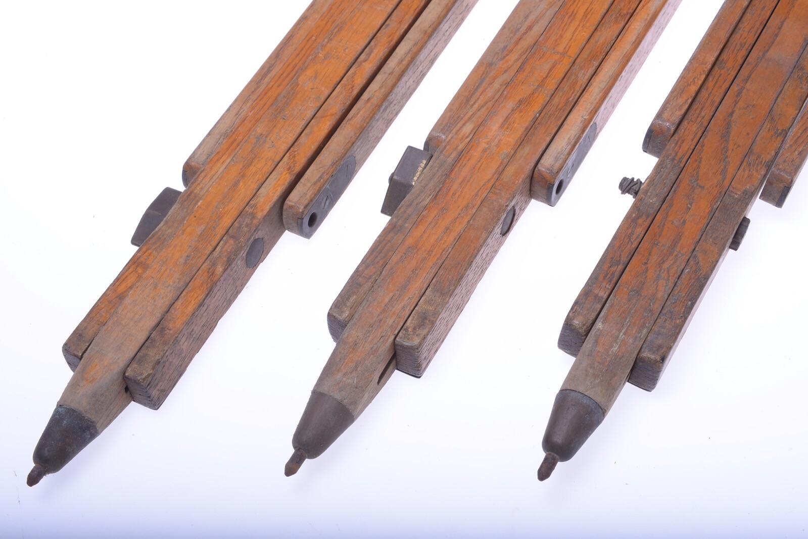 ✅ ANTIQUE WOOD TRIPOD 147CM, 57.87″ THORNTON? ROSS? LANCASTER? FIELD CAMERAS