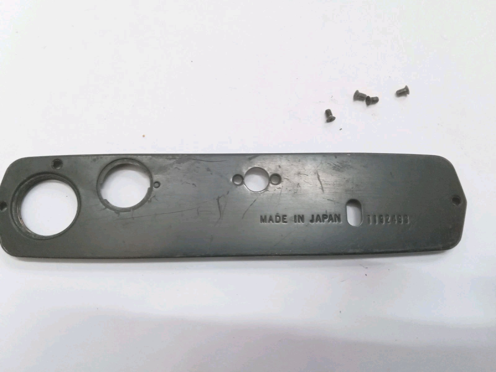 Black Olympus OM 1 Bottom Plate / Cover Used Spare Part