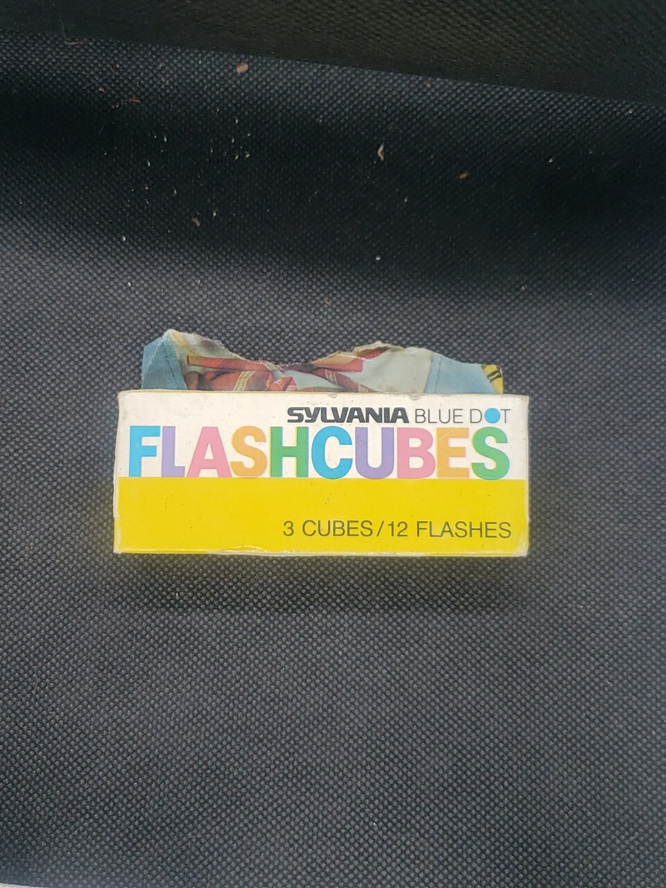 Vintage Sylvania Blue Dot Flashcubes Pack Of 3 Cubes 12 Flashes Total