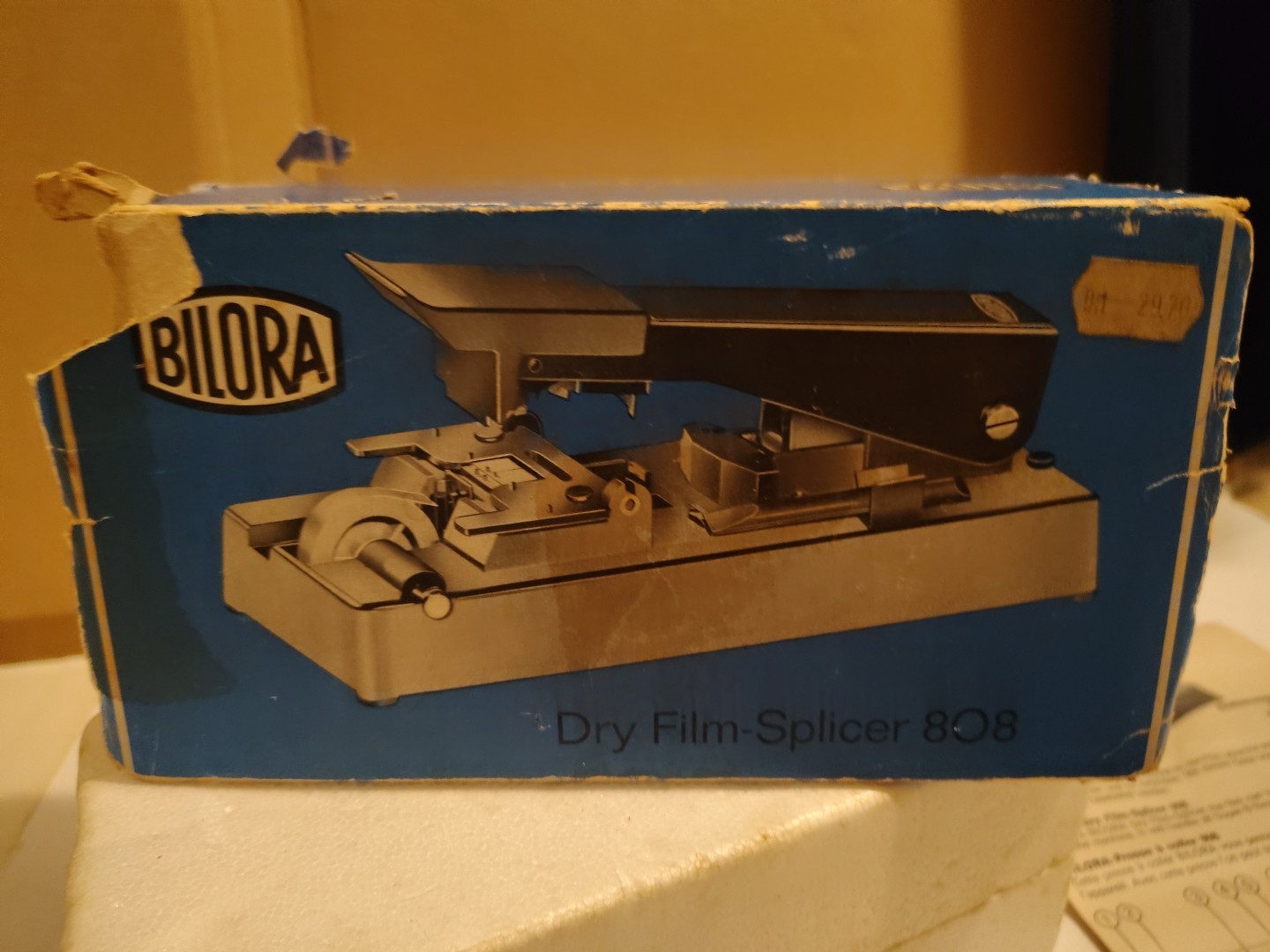 VINTAGE BILORA SUPER 8mm 808 DRY FILM SPLICER West GERMANY Camera Equipment