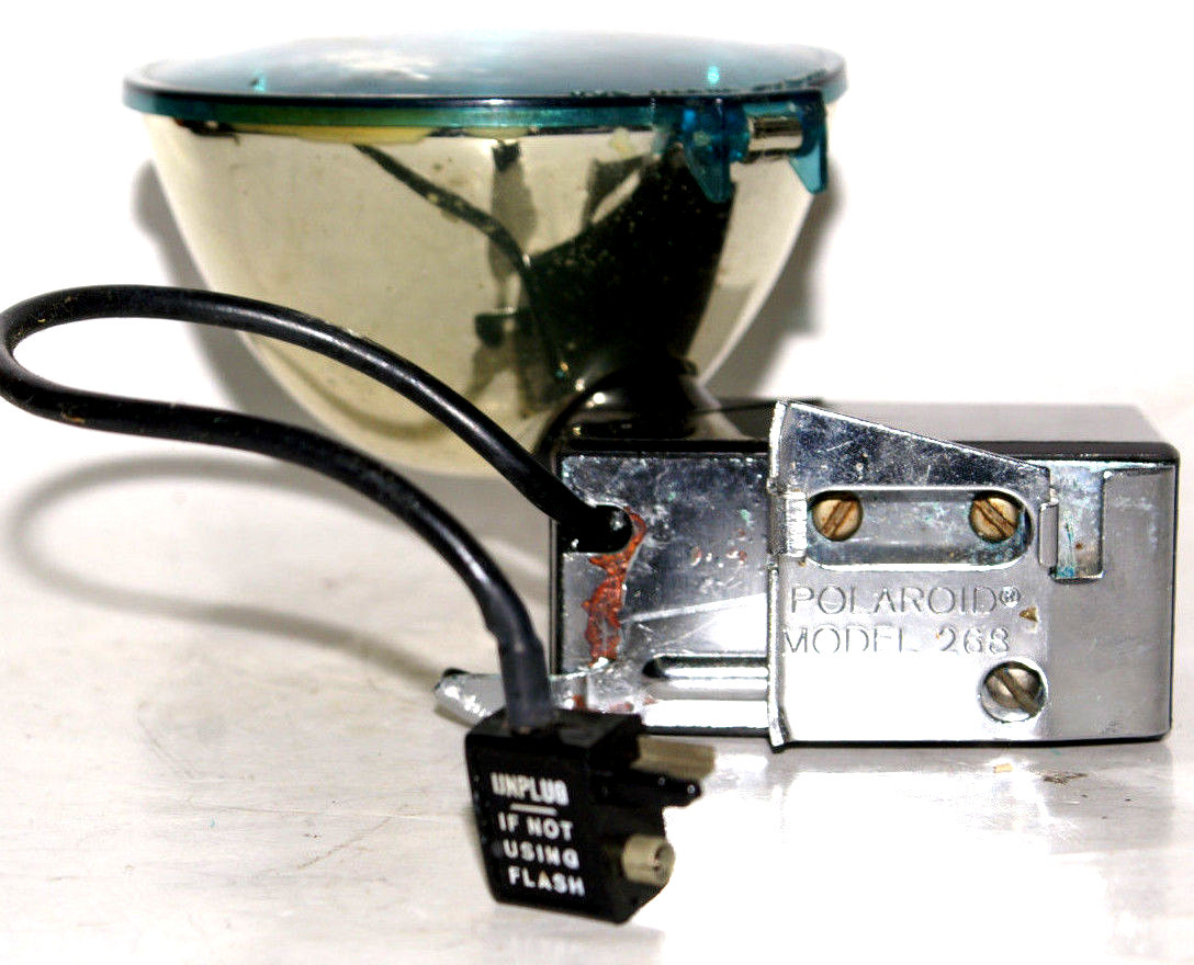 POLAROID Model 268 Flash Accessory — Use Clear M3 Bulb