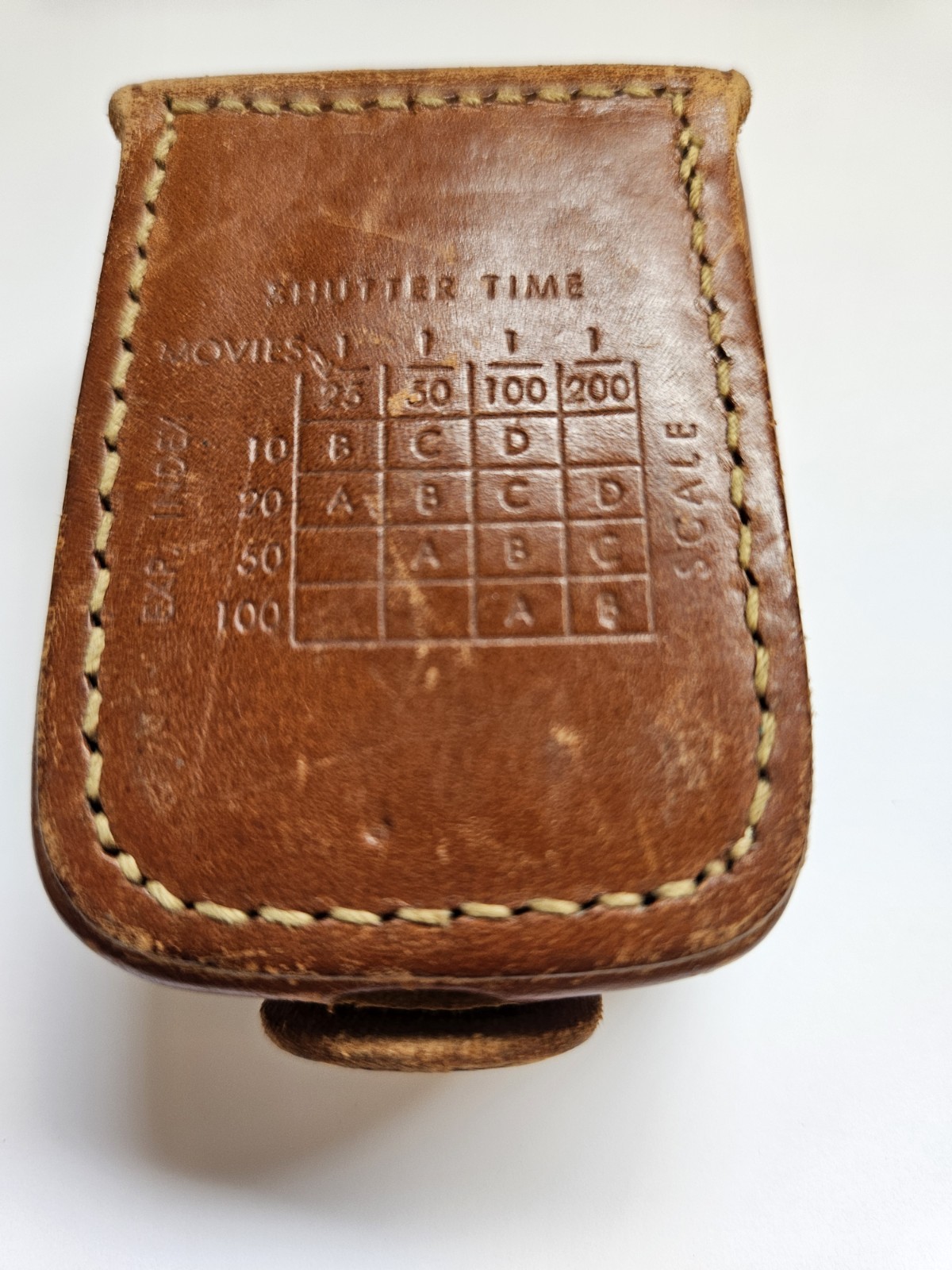 VTG General Electric PR-30 Mascot Exposure Meter in Leather Case GE Photography