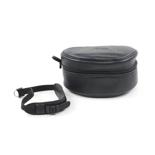 Leica Leitz LEATHER 14522 CARRYING CASE with BELT LOOP and CAMERA STRAP GENUINE