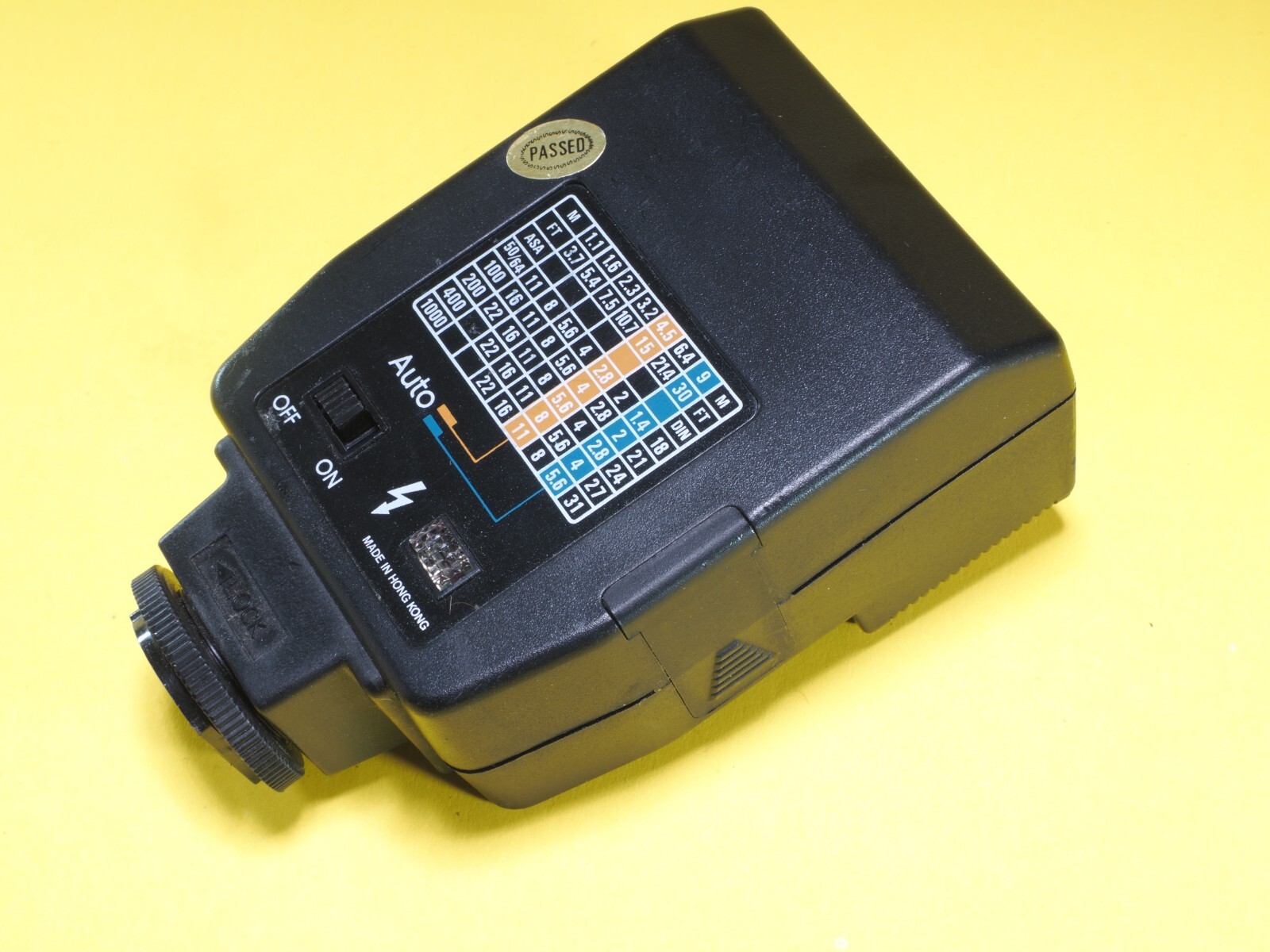 Quantaray QA 25 Shoe mount Flash tested working compact