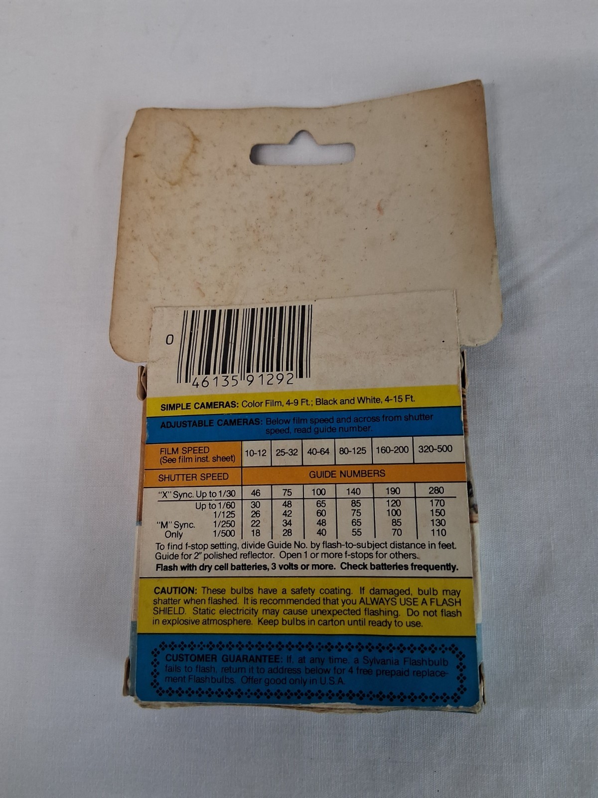 Sylvania Blue Dot AG1B Flashbulbs 12 Blue Bulbs Box VTG 1970s Photography NOS