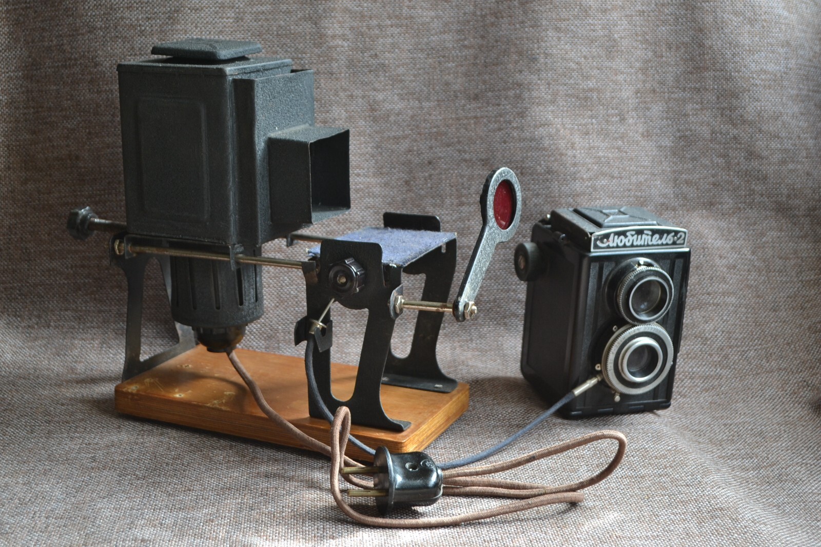 VERY Rare UPL-1 Soviet Magnifying attachment for LUBITEL camera