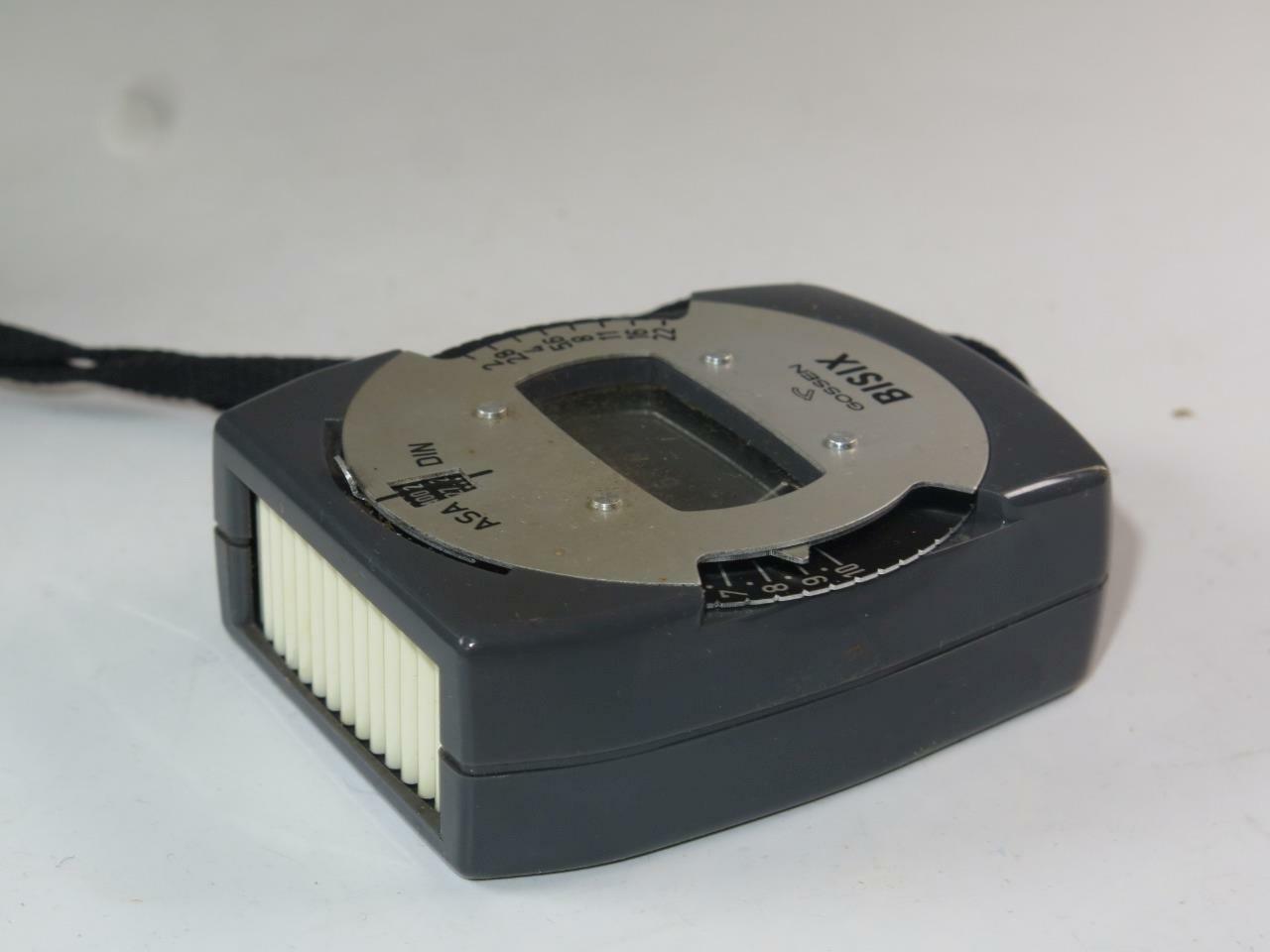VINTAGE PHOTOGRAPHY Gossen Bisix Light Meter Working in Case 1950s