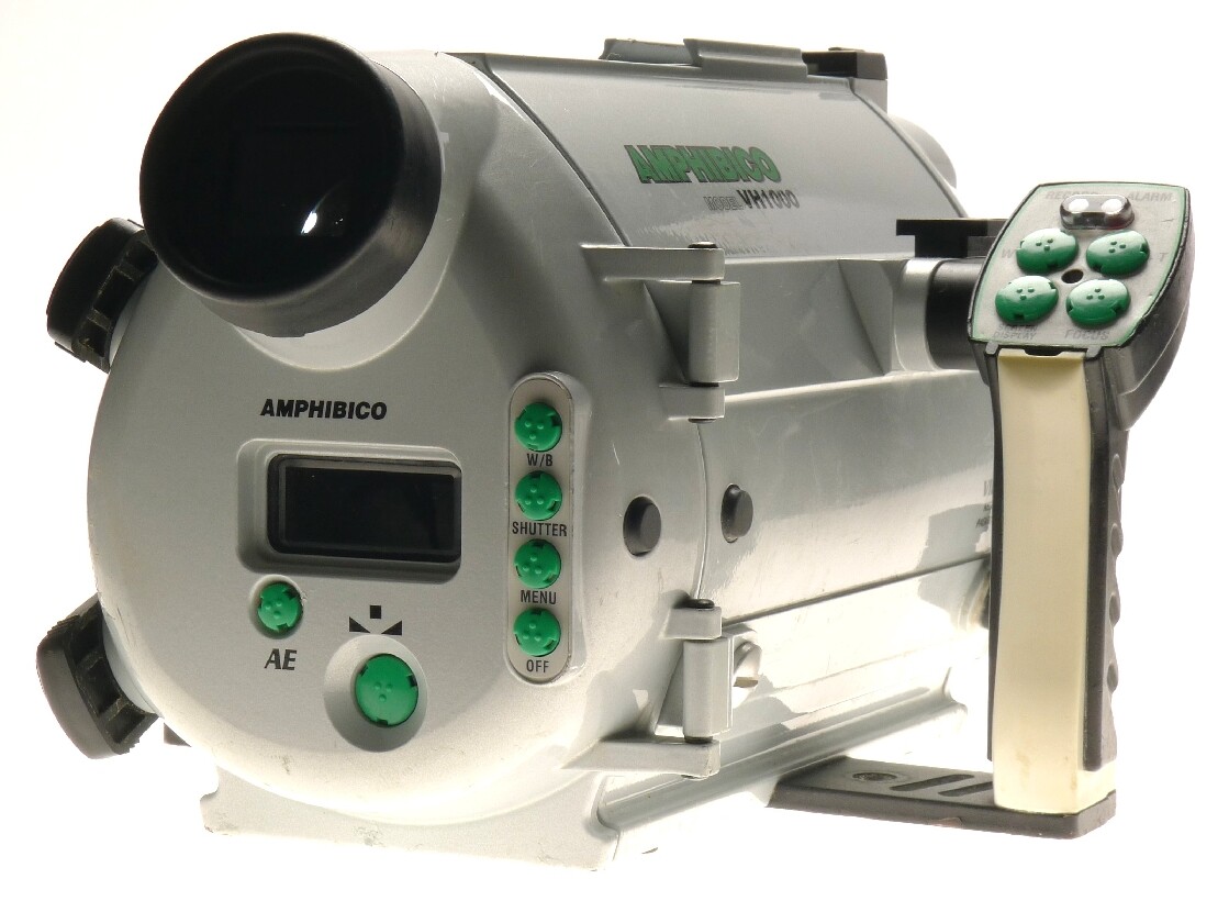 Amphibico vh1000 3ccd digital video underwater marine camera housing accessories
