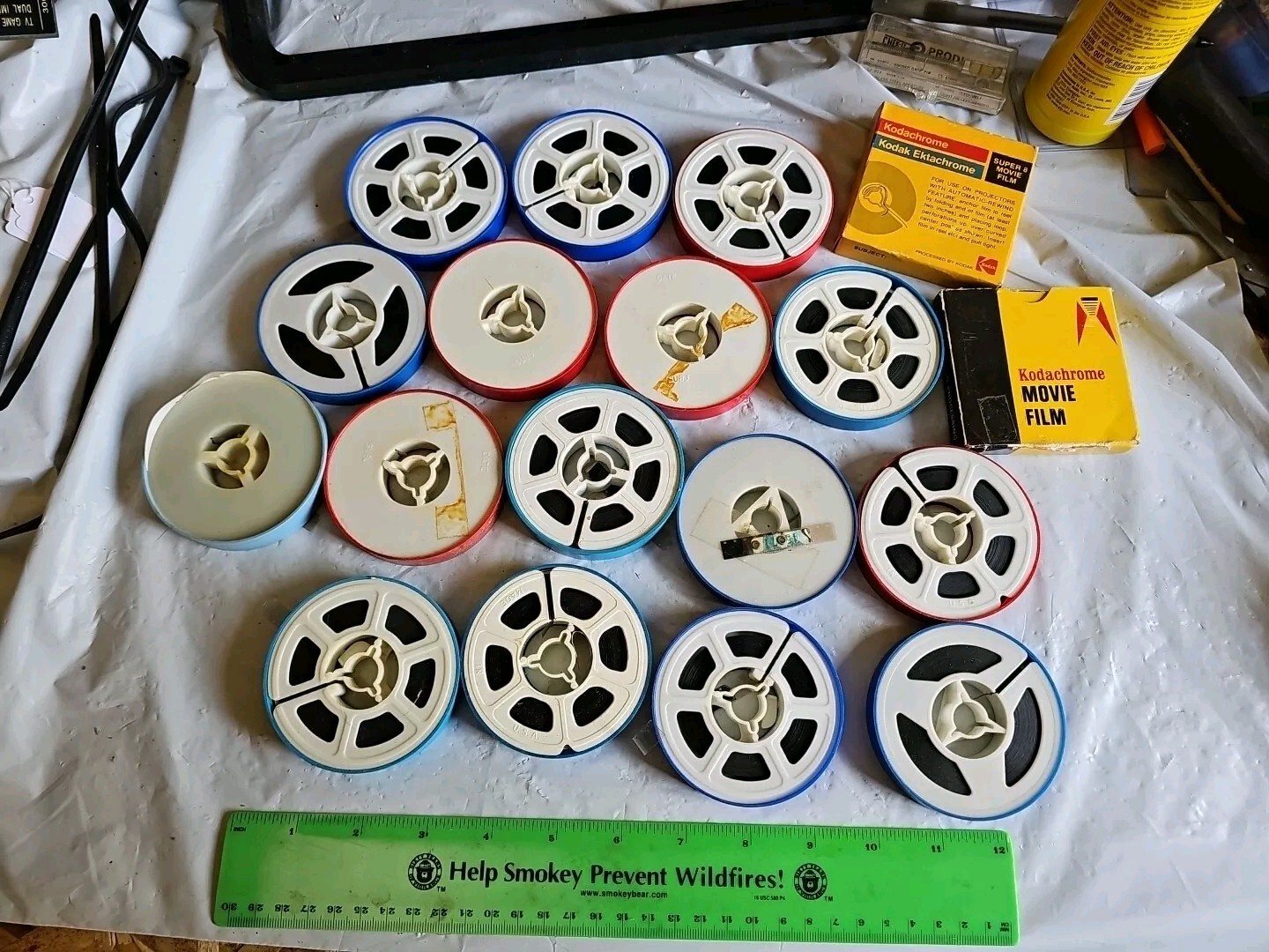 3″ Plastic Film Reels with Canister Containers 19 Qty BK