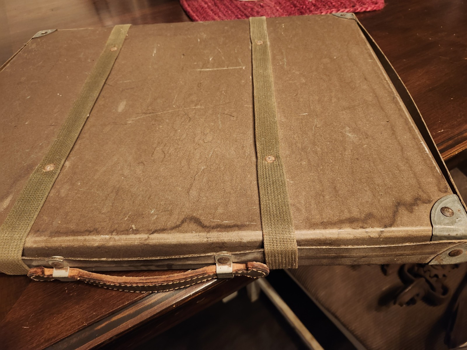 Goldberg Bros. Film Shipping Case w/Straps 16 1/2×20 1/2