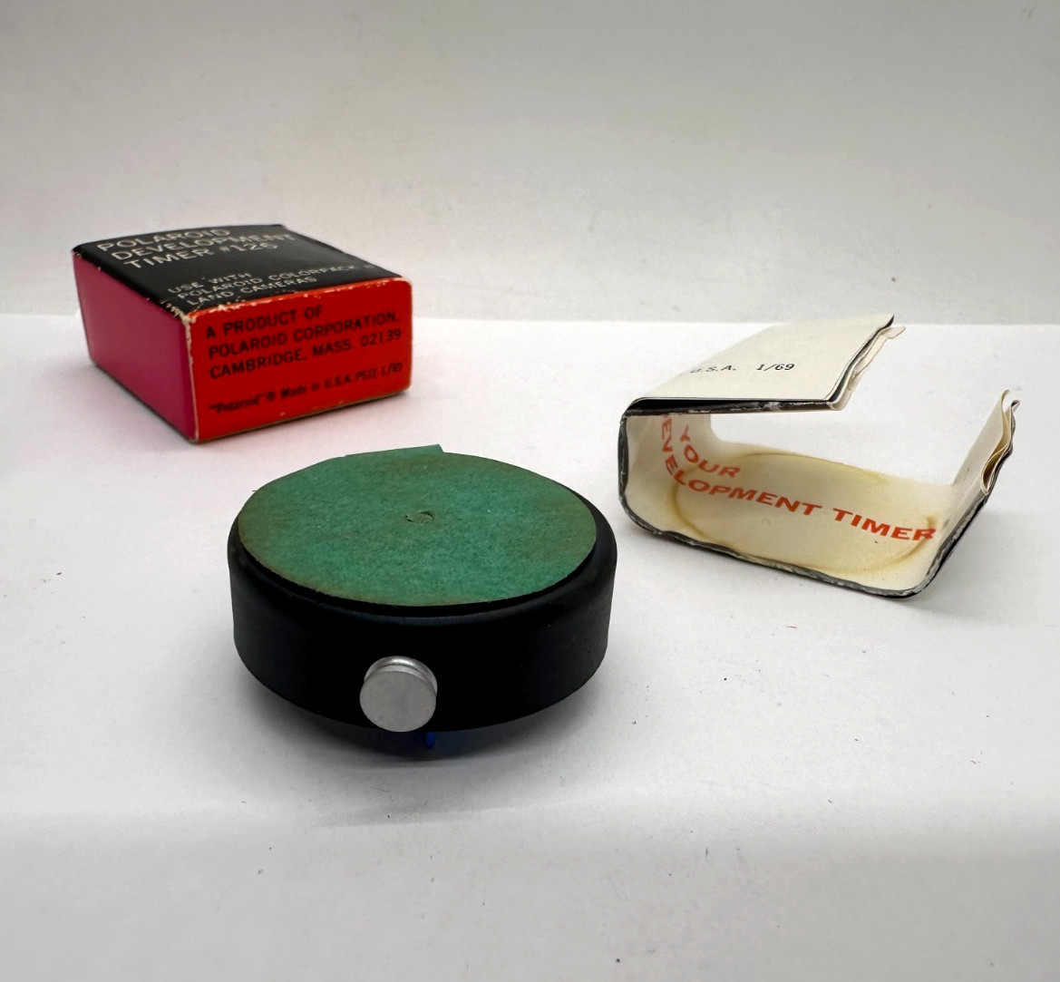 VTG Polaroid Model 126 Development Timer with Original Box & Instructions – NOS