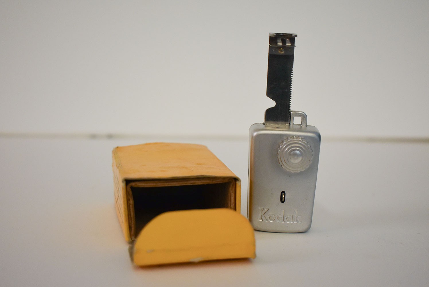 vintage Kodak Auto-Release camera unit designed for self-timer photography
