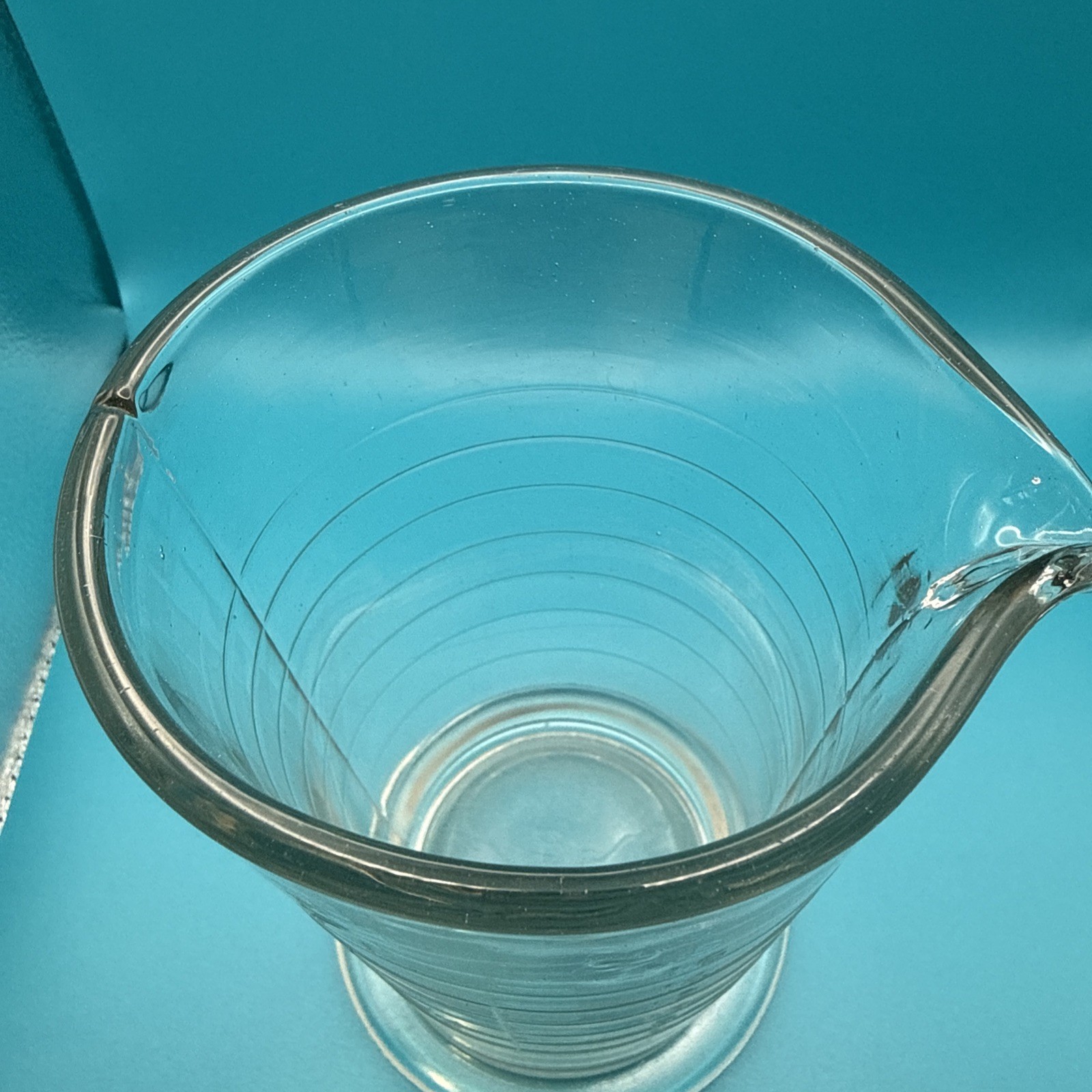 Vintage Kodak Photographic Glass Tumbler Measuring Beaker 16 Oz (20 Oz Total)