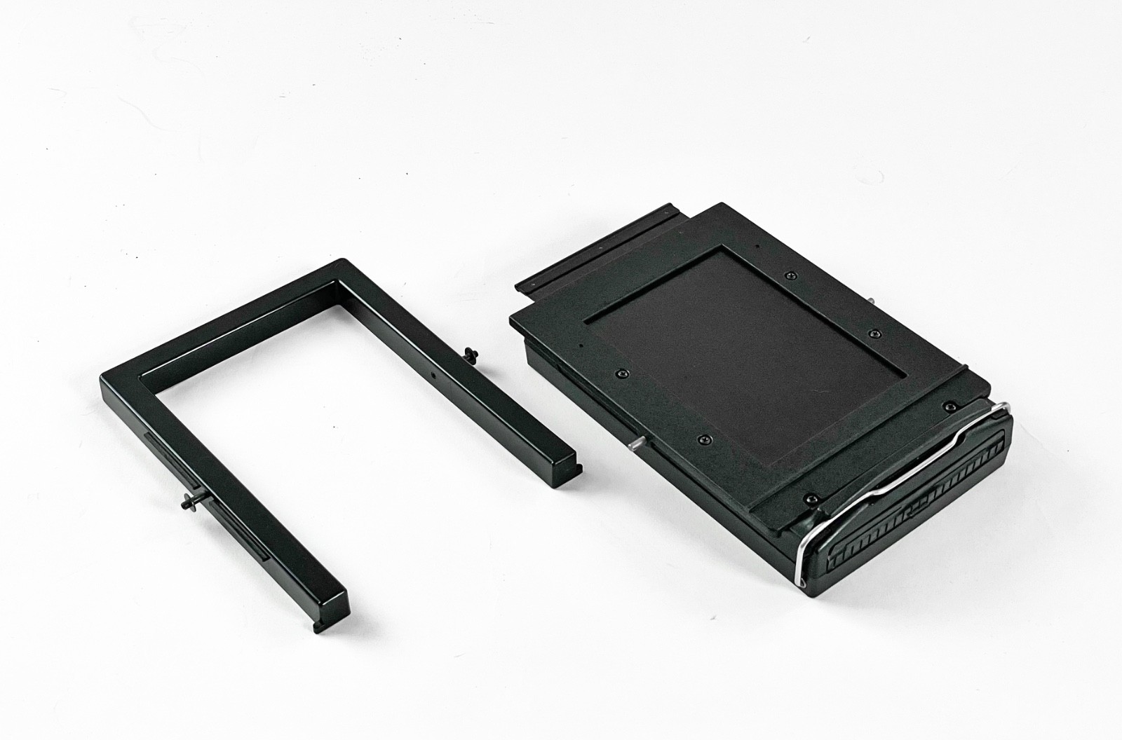 POLAROID MP-4 4X5/PACK SYSTEM: SLIDING 4X5 PLATFORM, 2 LENSES, 2 HOLDERS, MORE+