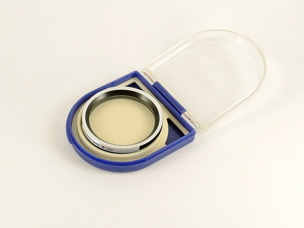 Flexaret UVO B36 Filter Meopta Accessories Bayonet +Right Blue Box Used