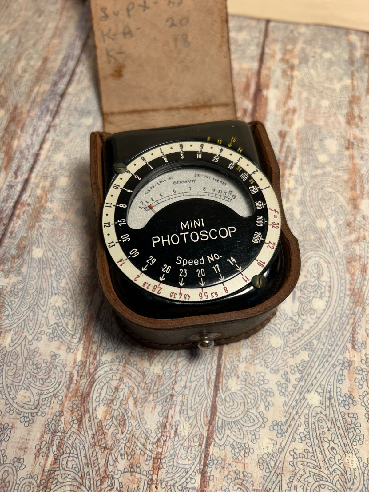 Vintage Mini Photoscop Made in Germany with Leather Case
