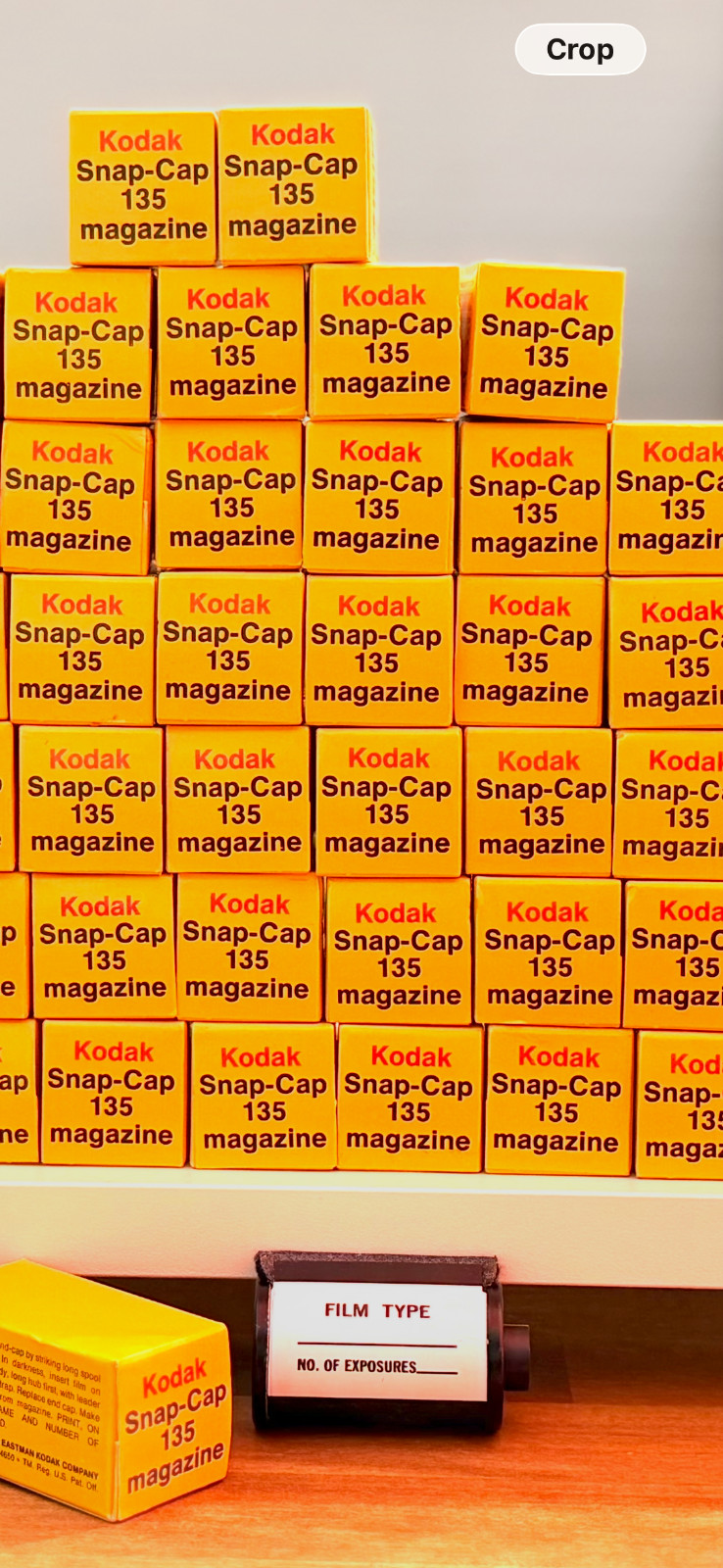 Vintage Kodak Snap-Cap 135 Magazines Lot of 74 Sealed