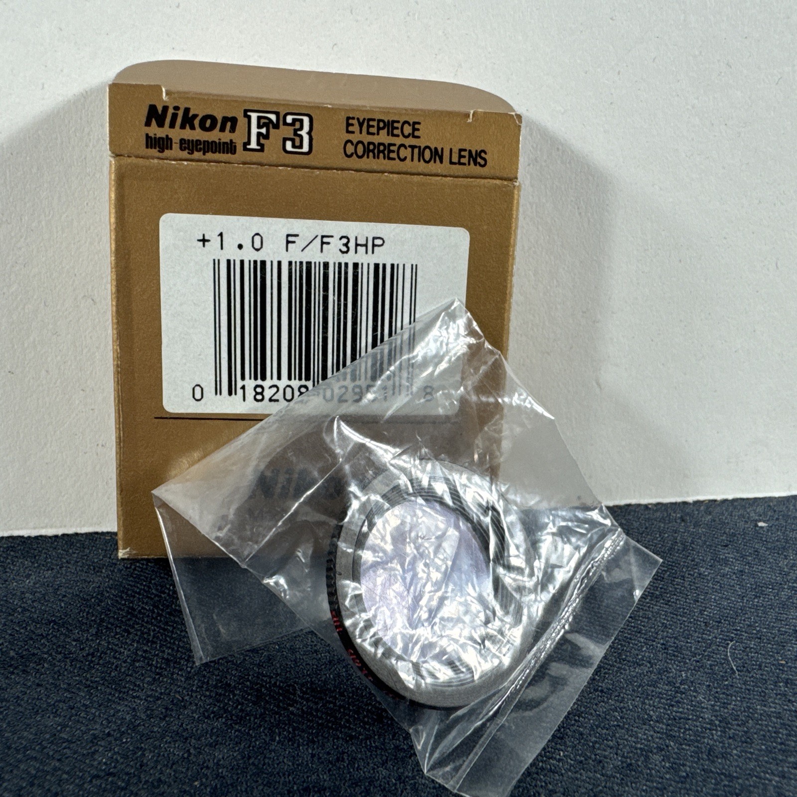 Nikon Camera F F3HP +1 Eyepiece Correction Lens – New Old Stock NOS