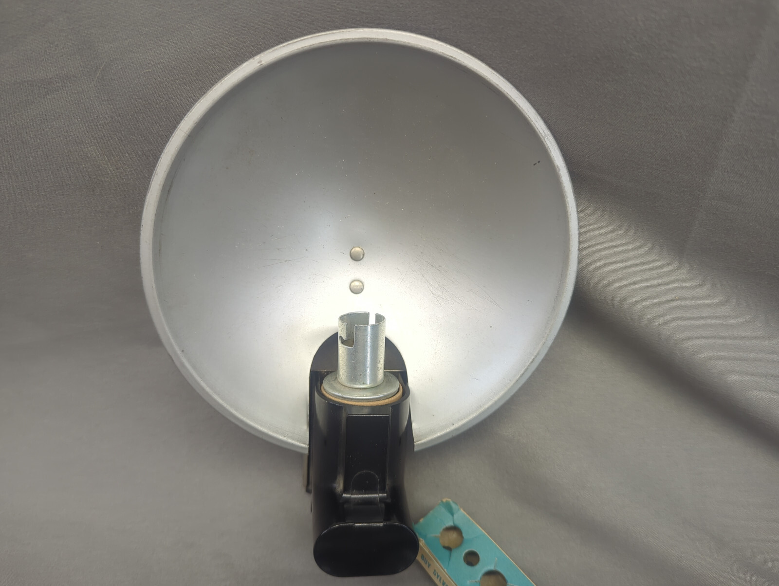 Vintage Flash Reflector and Sylvania Blue Dot Flash Bulbs Camera Photography