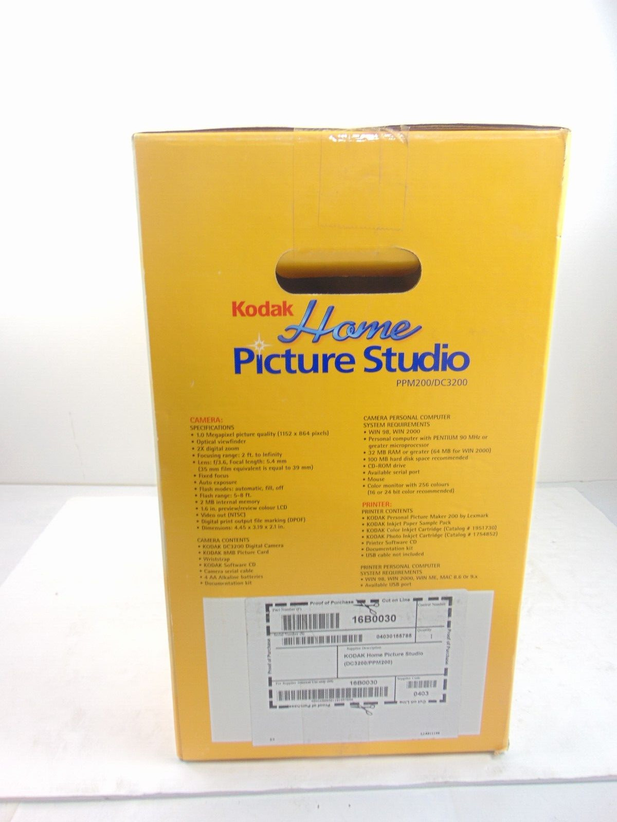 Vintage Kodak Home Picture Studio PPM200/DC3200 New