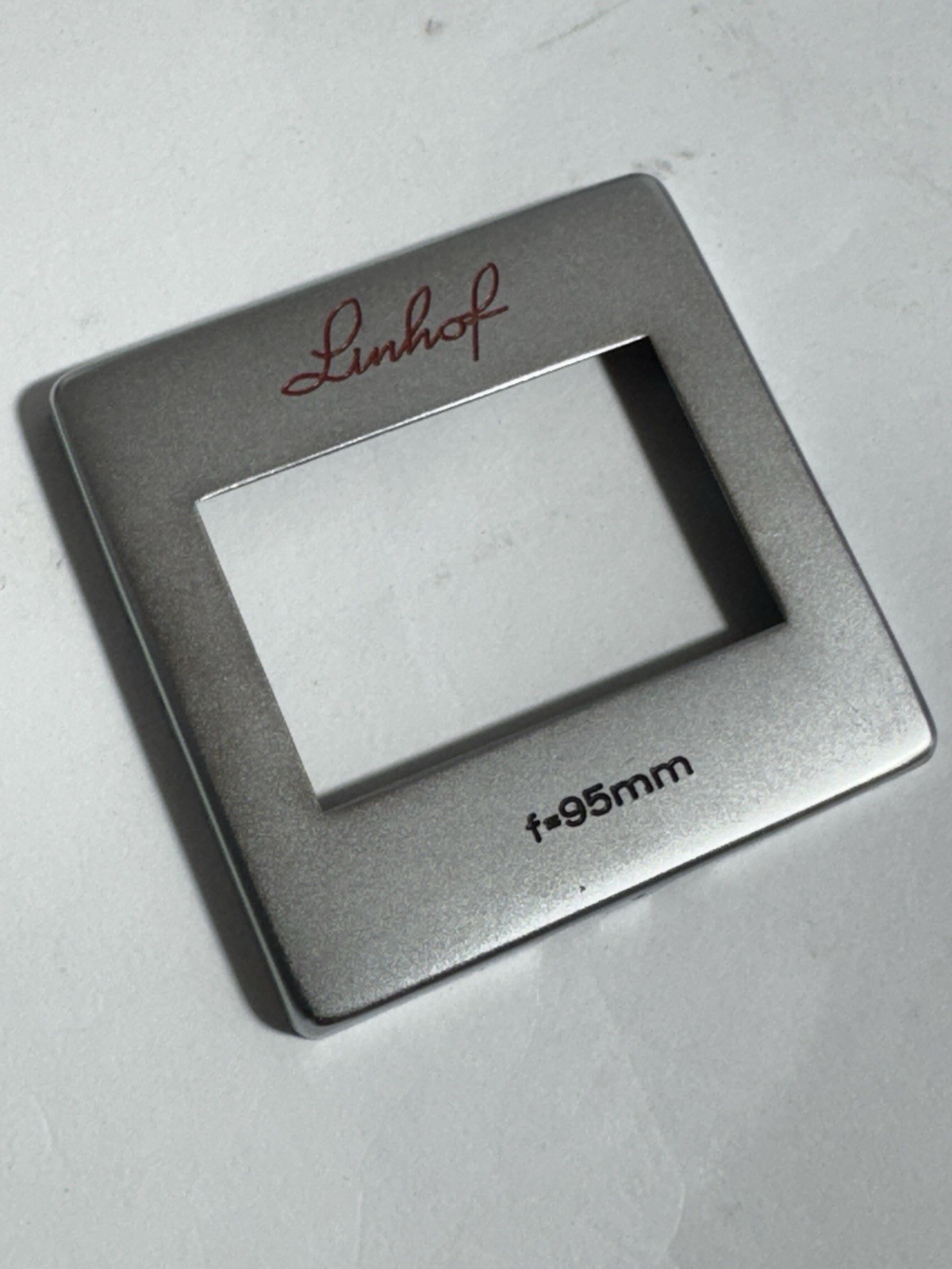 Linhof Baby Technika III/IV 6×9 Viewfinder Mask 95mm Non Biogon Finder Exc