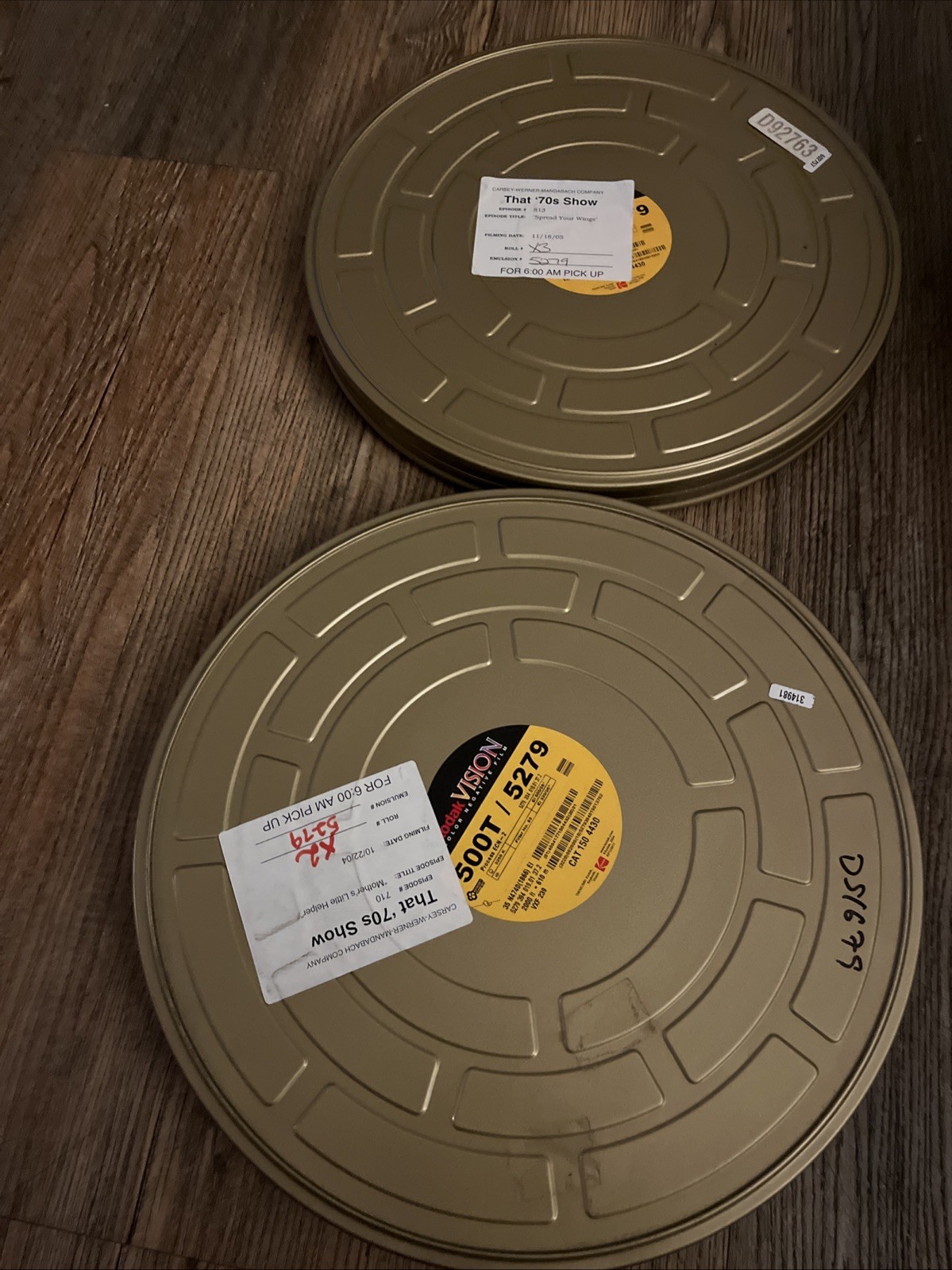 That 70s Show Prop Tin Can Canister 35mm Kodak Film Empty