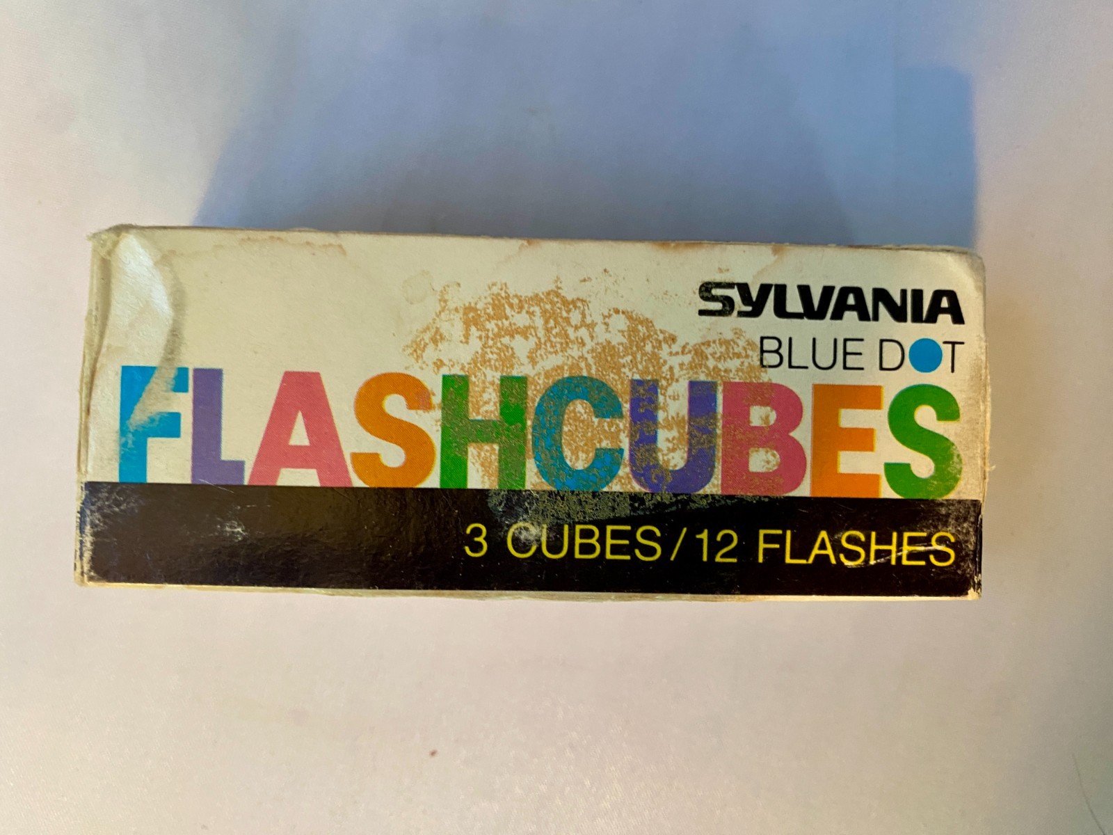 Sylvania Blue Dot Flash Cubes 1 Pack of 3 cubes New Never Used