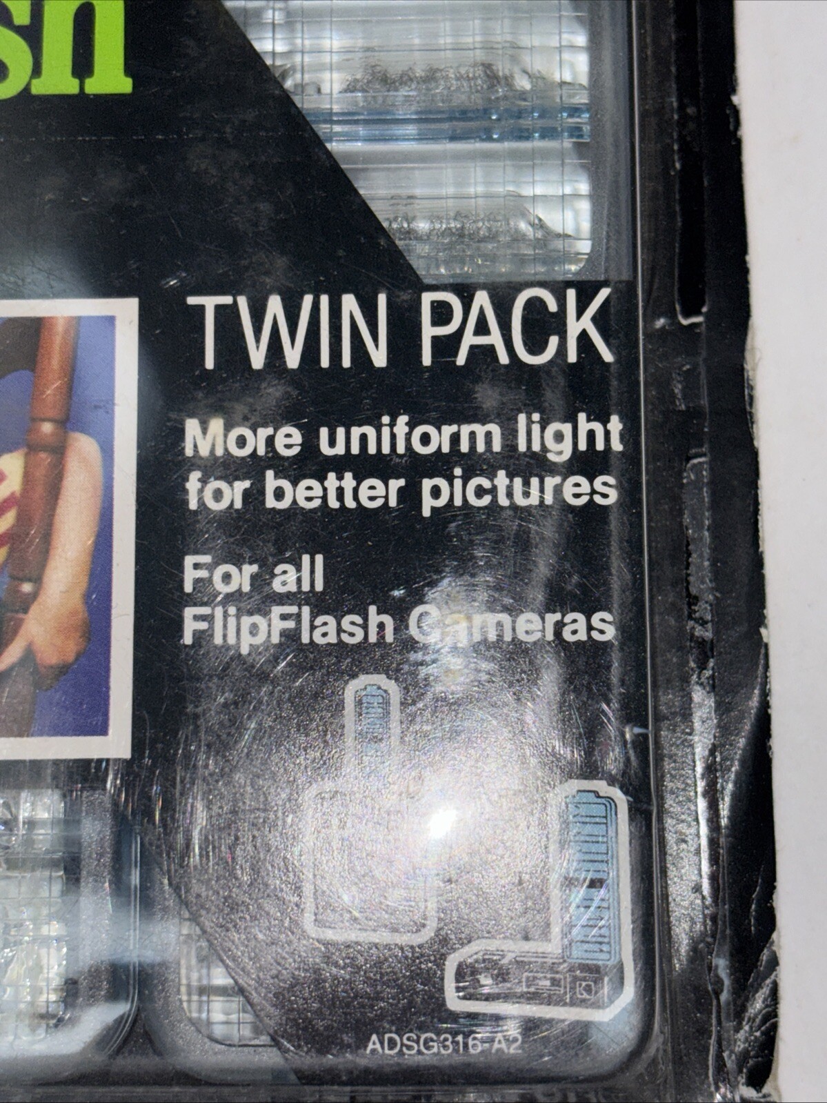 Vintage GE Flip Flash II 2 Twin Pack Flash Packs for FlipFlash Camera