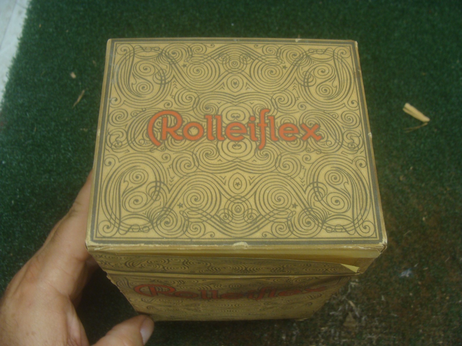 Rare Rolleiflex Empty Box Only For Camera with paperwork – AS SHOWN
