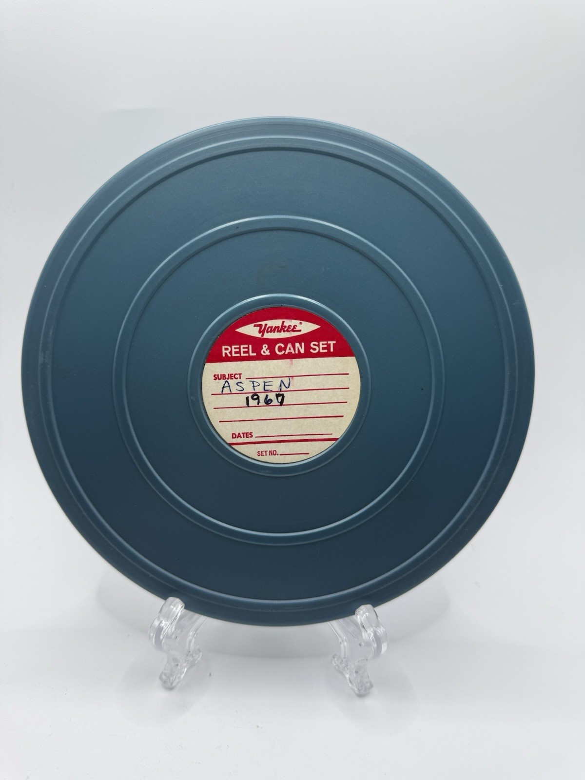 Vintage Yankee Plastic Film Reel & Can Canister 7.25″ Diameter