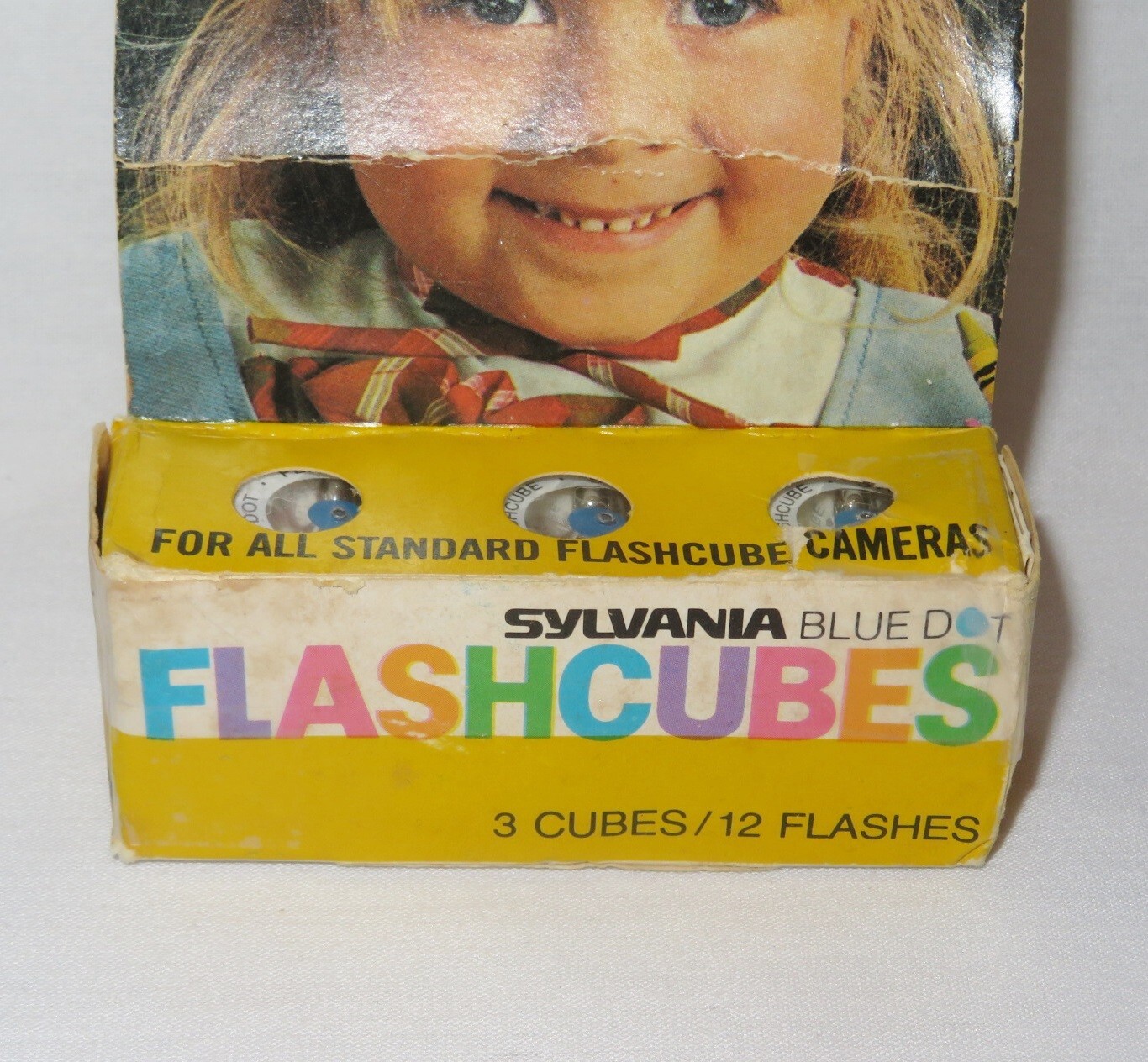 Sylvania Blue Dot Flash Cubes ~ 3 Pack 12 Flashes ~ NOS