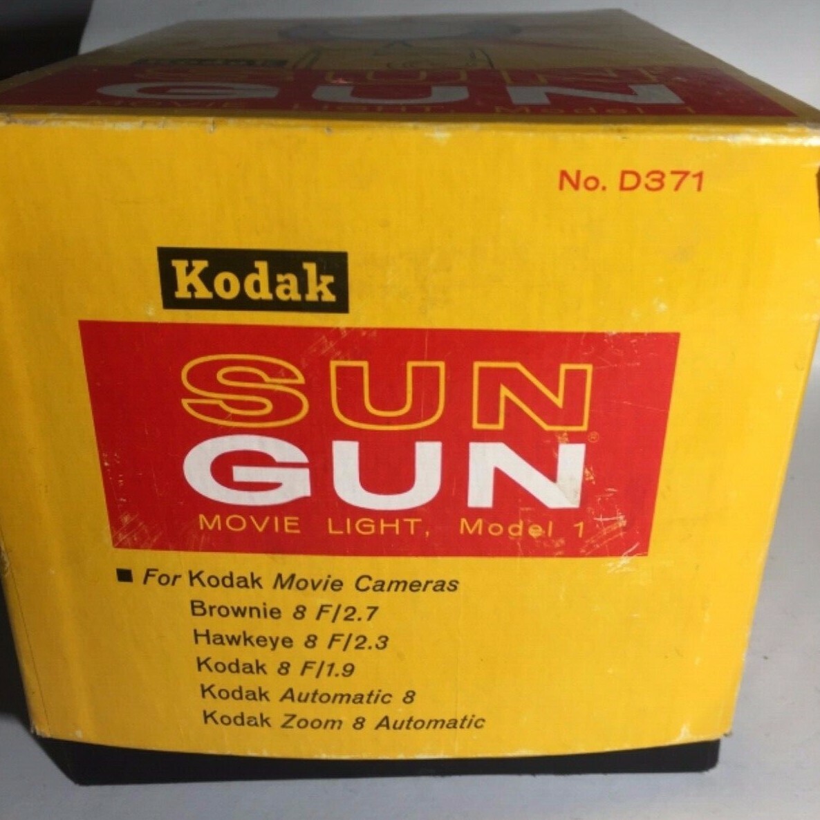 Vintage KODAK Sun Gun Movie Light-Model 2 New Bulb Tested – WORKS GREAT!