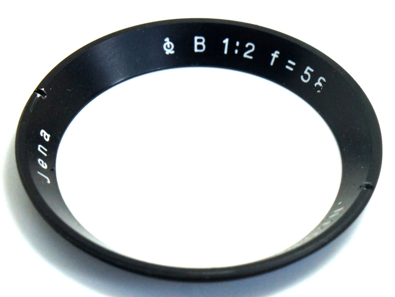 Vintage Carl Zeiss Jena Biotar 58mm f2 Front Name Engraving Ring Jena B Q1 Rare