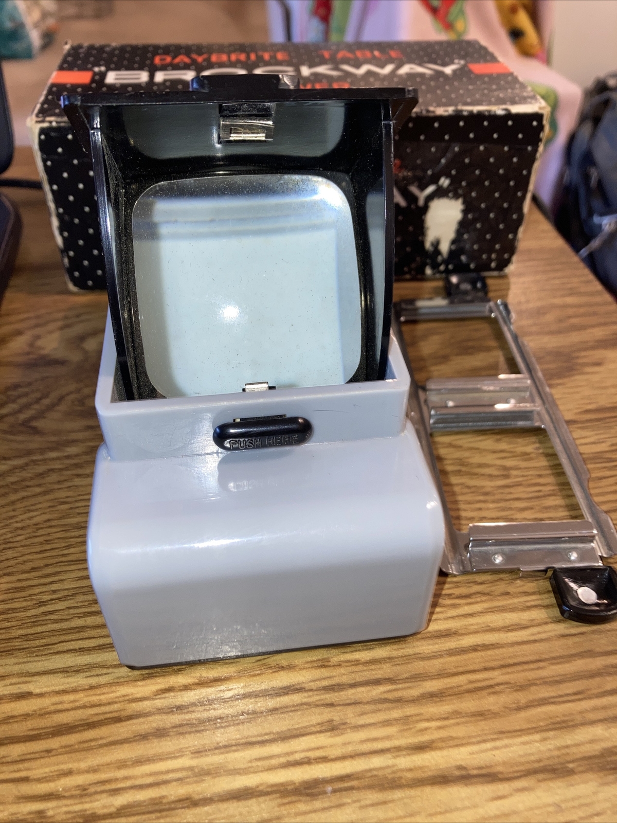 Brockway Daybrite Slide Table Viewer w/ Original Box & Instructions tested !