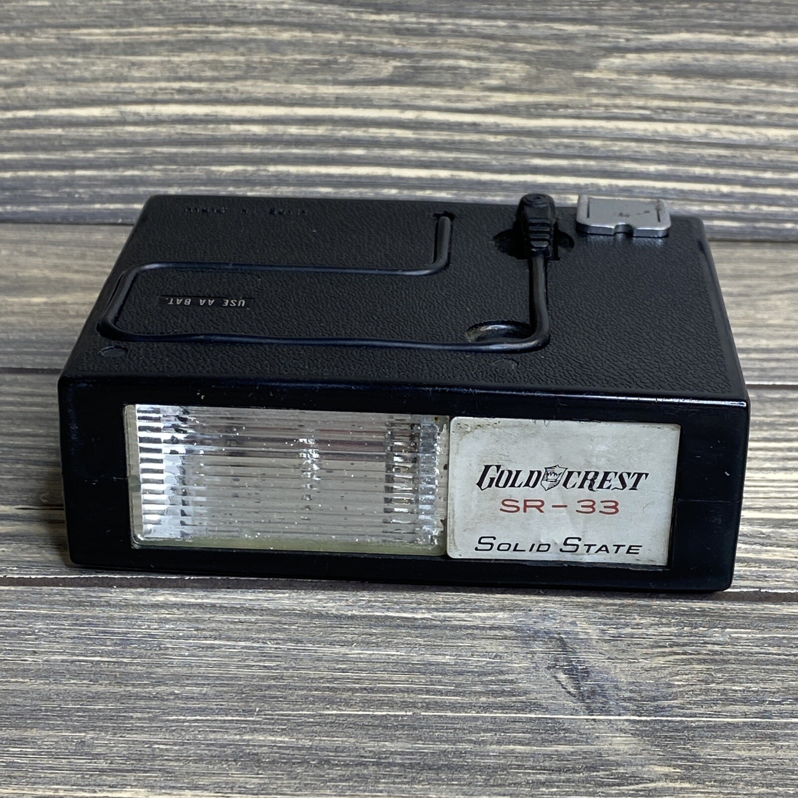 Vintage Gold Crest SR-33 Solid State Flash For Cameras 1970s