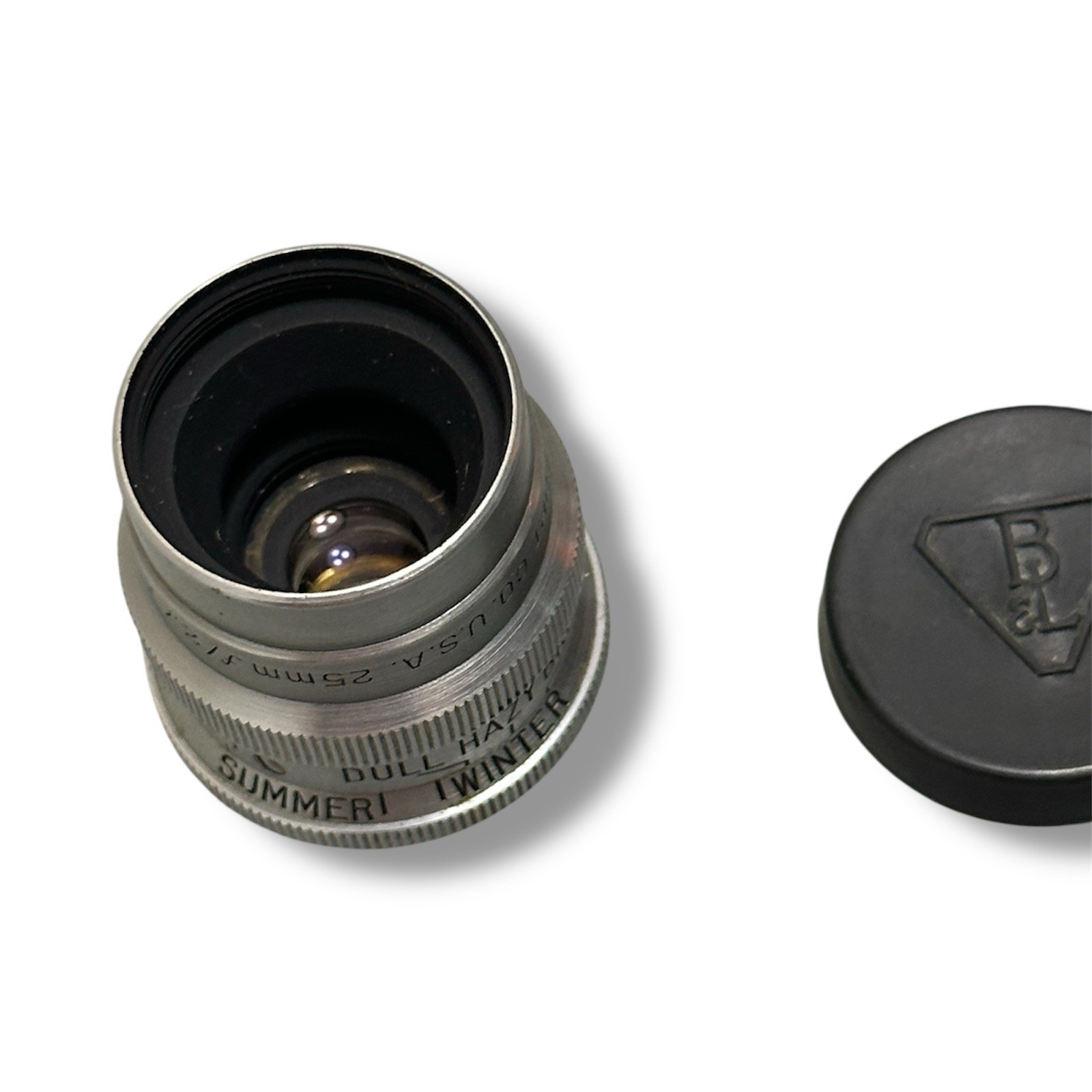 CLEAN Bausch & Lomb 25mm Animar Balcote F2.7 C-MOUNT Cine Lens BOLEX