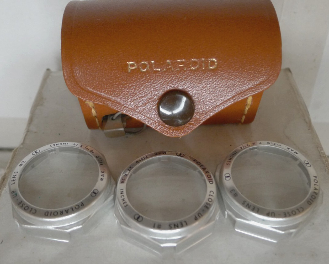 Polaroid Lens Kit #540 with Leather Case & Tape Measure for Model 95 95A & 80